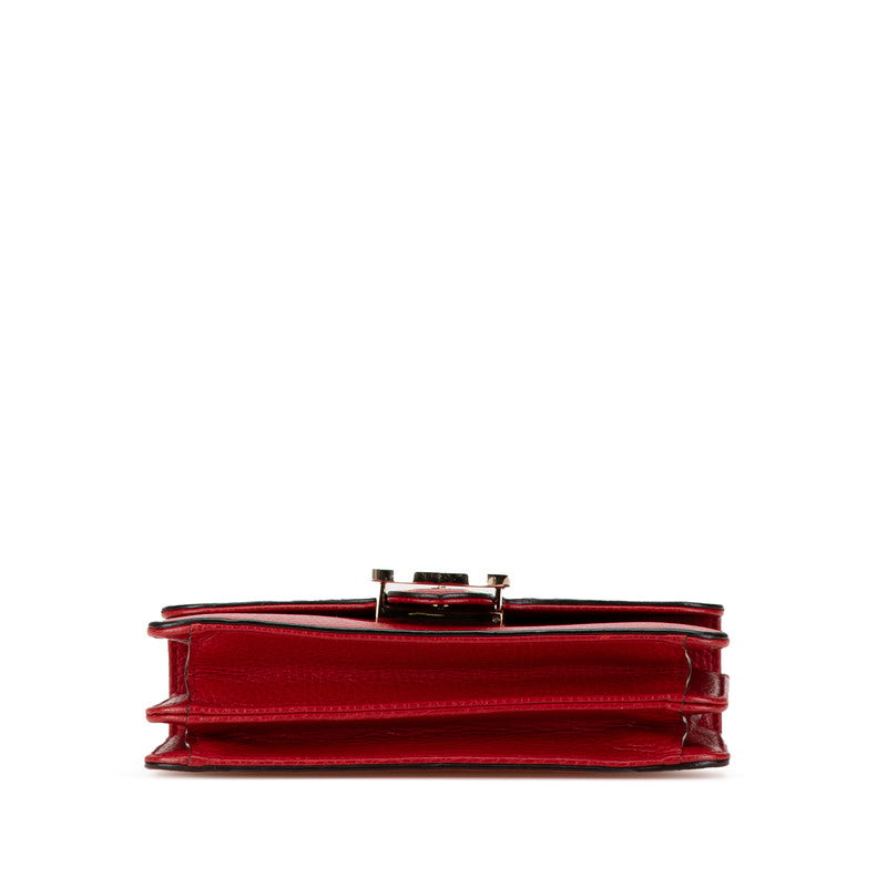 Gucci Interlocking G Leather Shoulder Bag