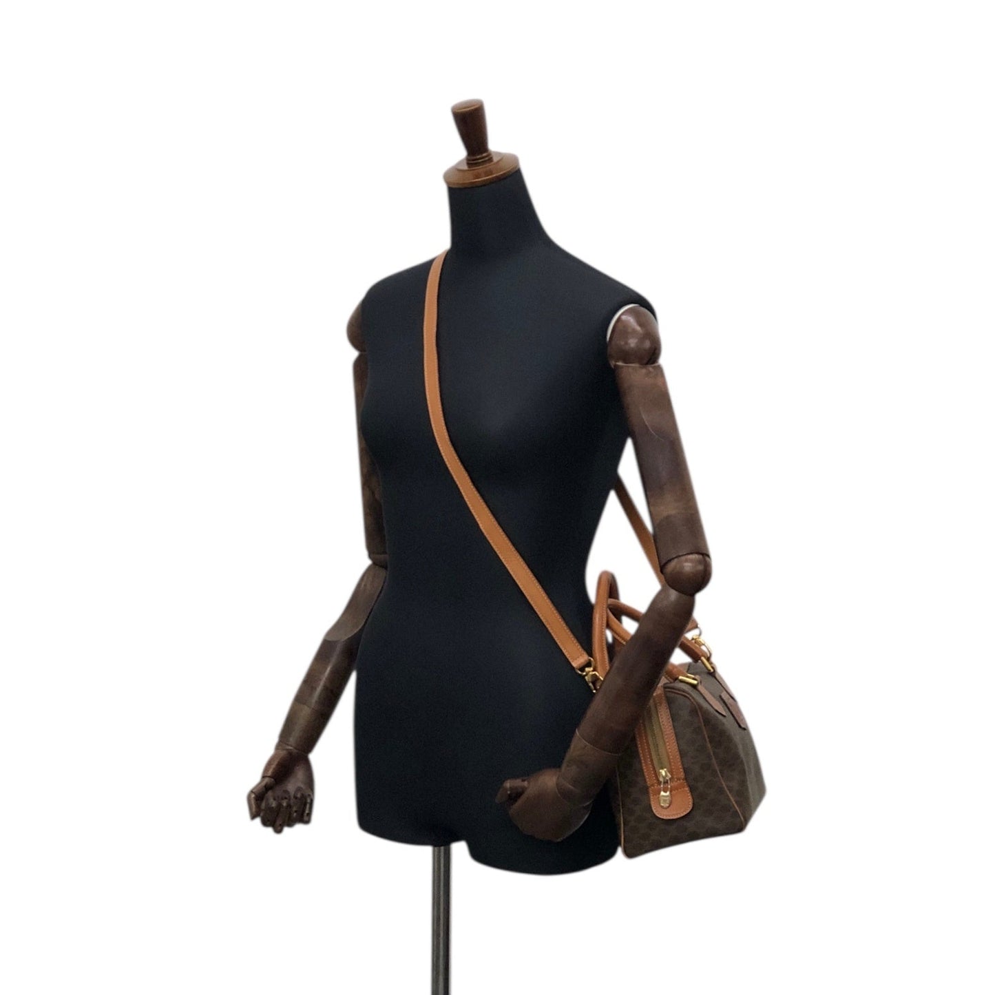CELINE Two-way Handbag Shoulder bag Brown