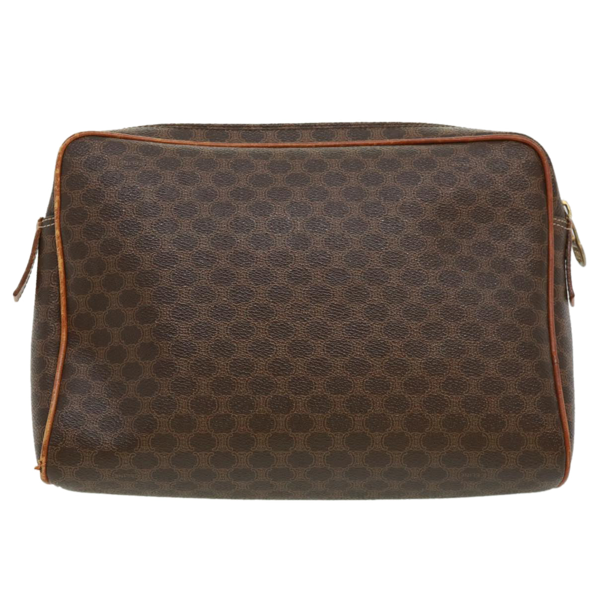 Luxury CELINE Macadam Canvas Clutch Bag Brown ki2485