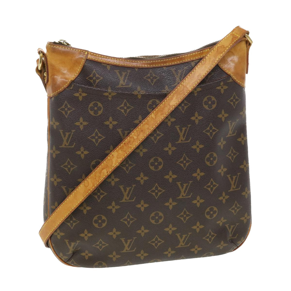 LOUIS VUITTON Monogram Odeon MM Shoulder Bag M56389 LV Auth ki2684