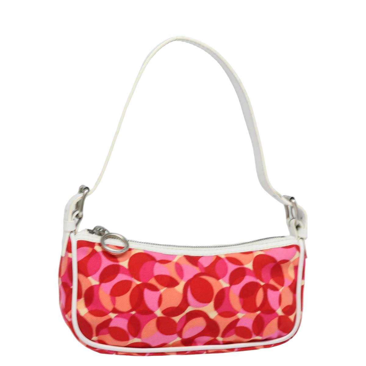 Luxury CELINE Pouch Canvas Pink Red ki4572