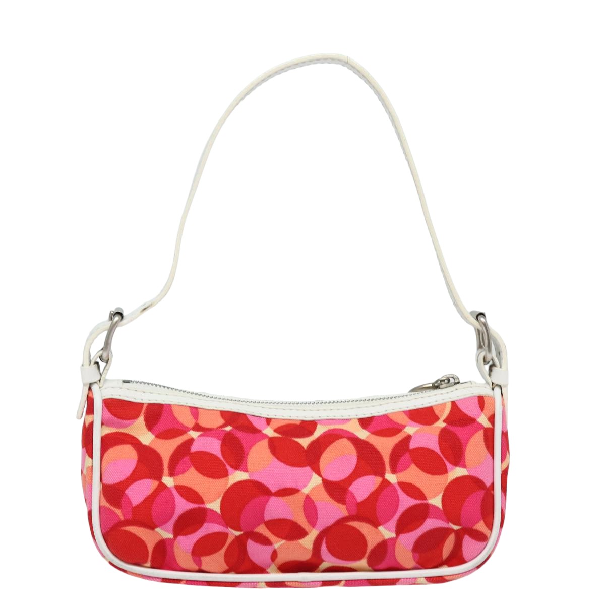 Luxury CELINE Pouch Canvas Pink Red ki4572