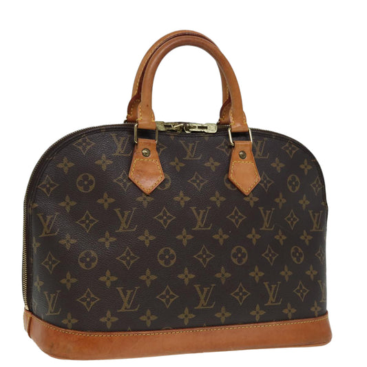 LOUIS VUITTON Monogram Alma Hand Bag M51130 LV Auth ki4811