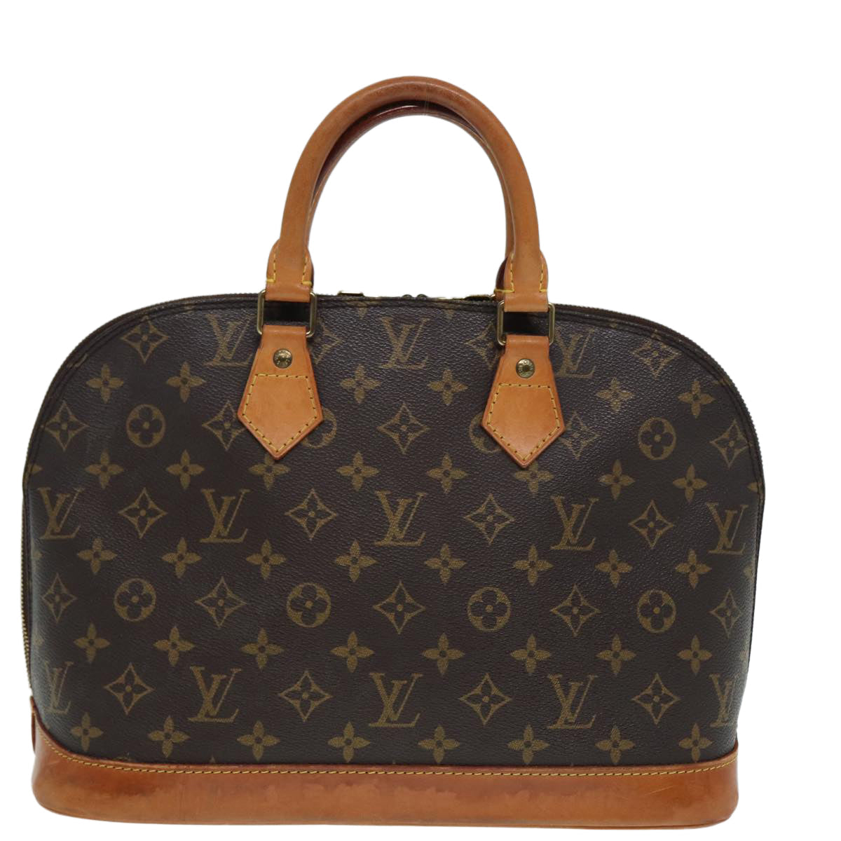 LOUIS VUITTON Monogram Alma Hand Bag M51130 LV Auth ki4811