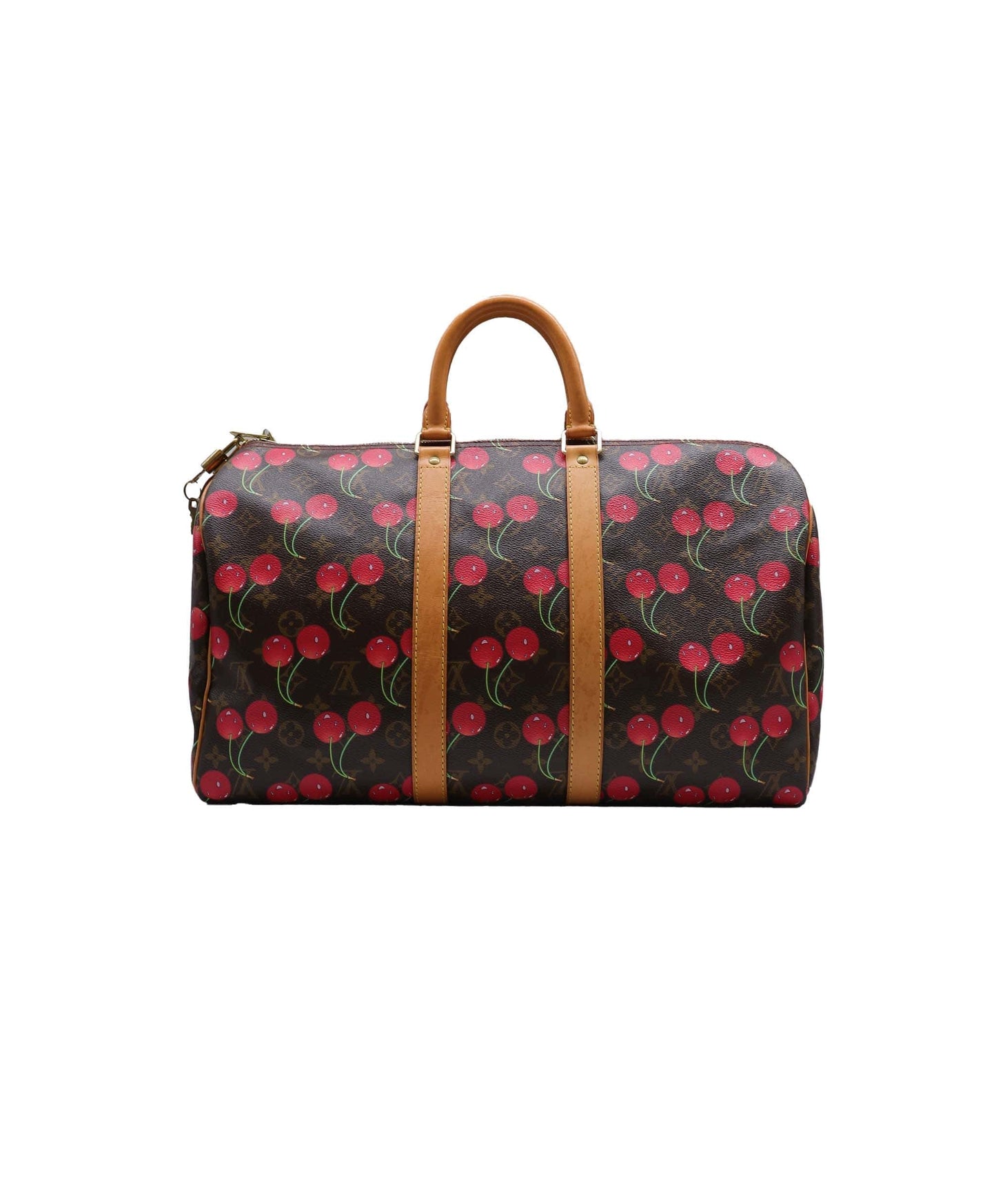 LOUIS VUITTON Monogram Cherry Keepall 45 Boston Bag M95011 LV Auth 101674S DXBS3146