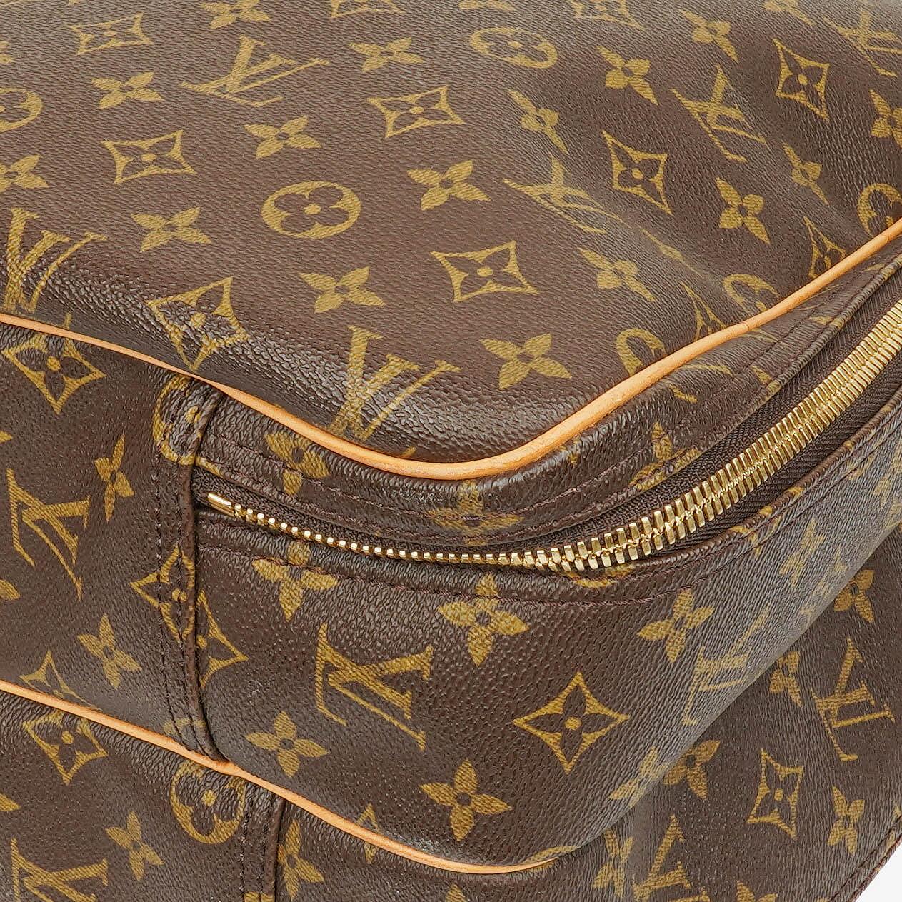 Louis Vuitton Alize 55 Monogram Coated Canvas Travel Bag