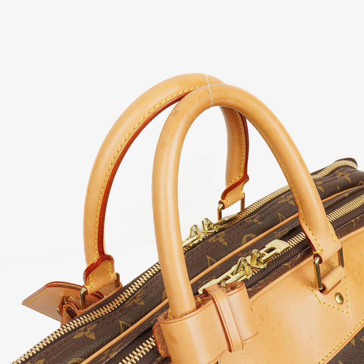 Louis Vuitton Alize 55 Monogram Coated Canvas Travel Bag