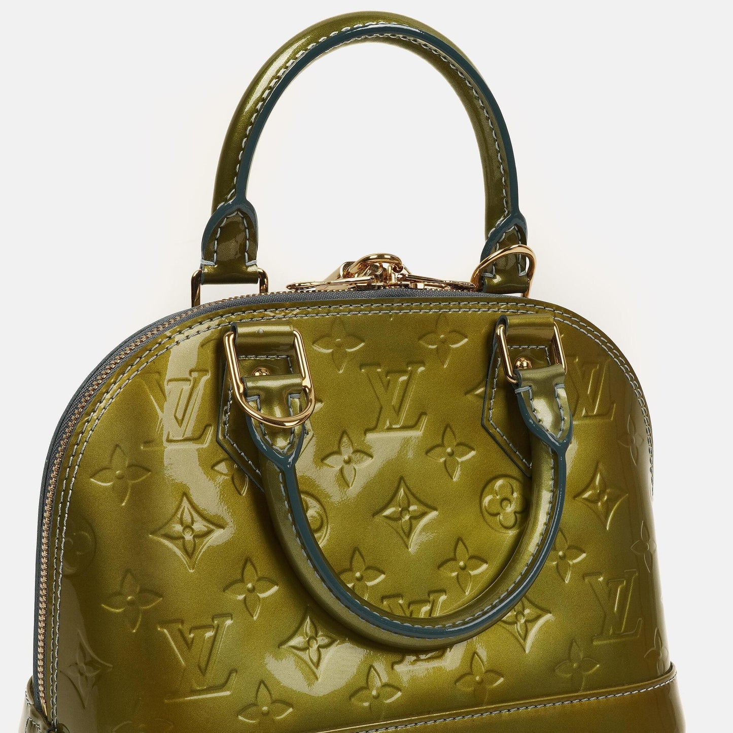 Louis Vuitton Alma BB Givre Monogram Vernis Leather Bag, 2011