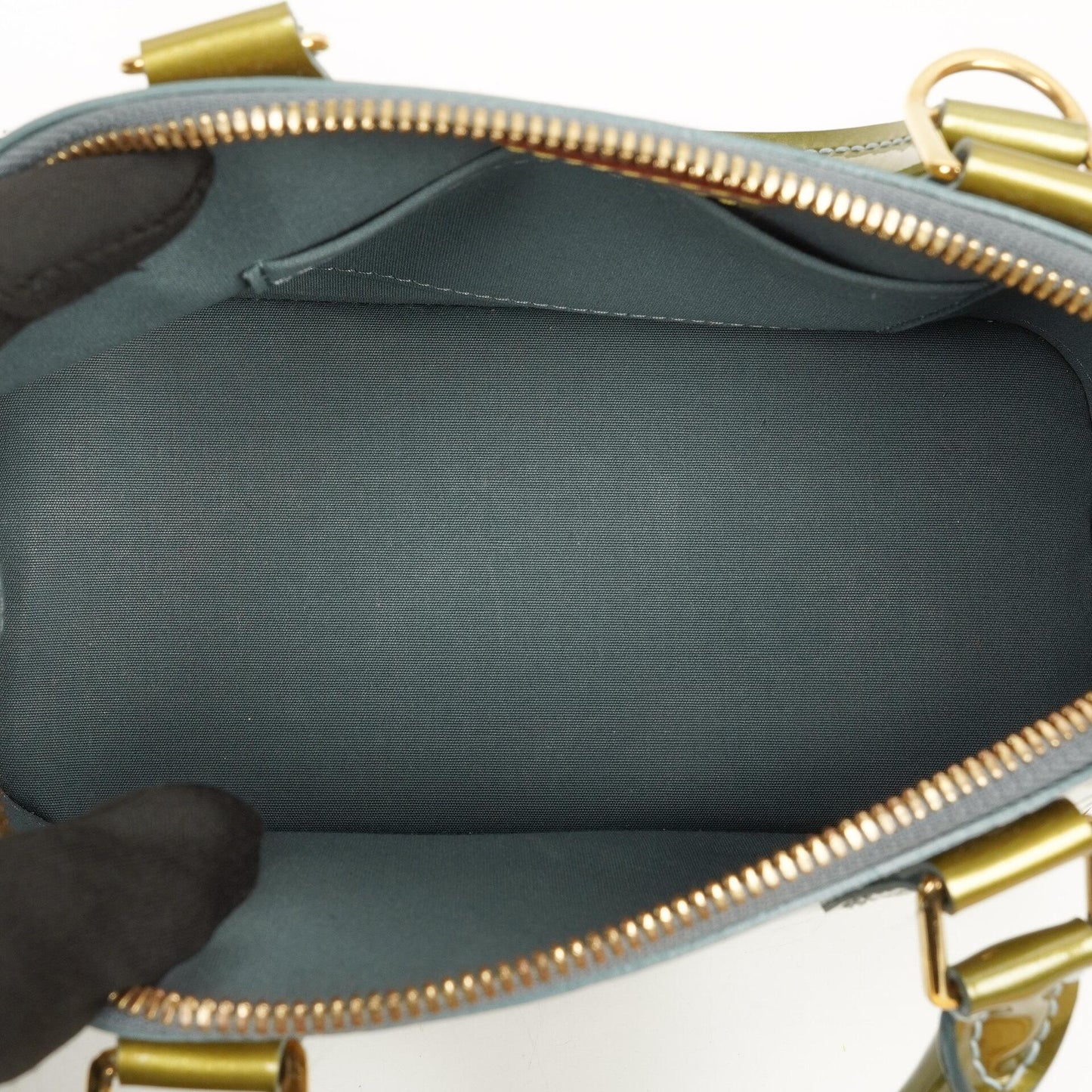 Louis Vuitton Alma BB Givre Monogram Vernis Leather Bag, 2011