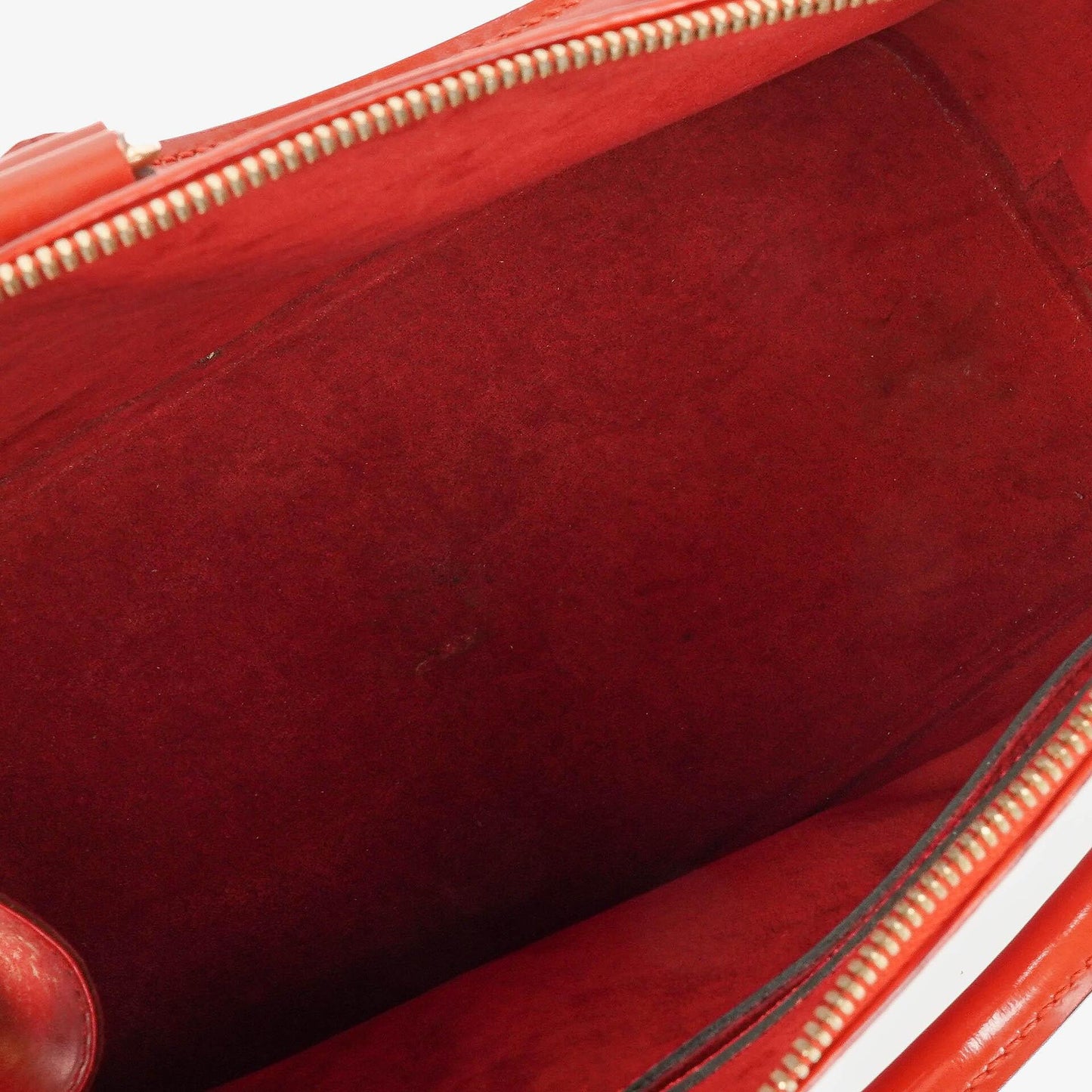 Louis Vuitton Alma PM In Red EPI Leather Handbag