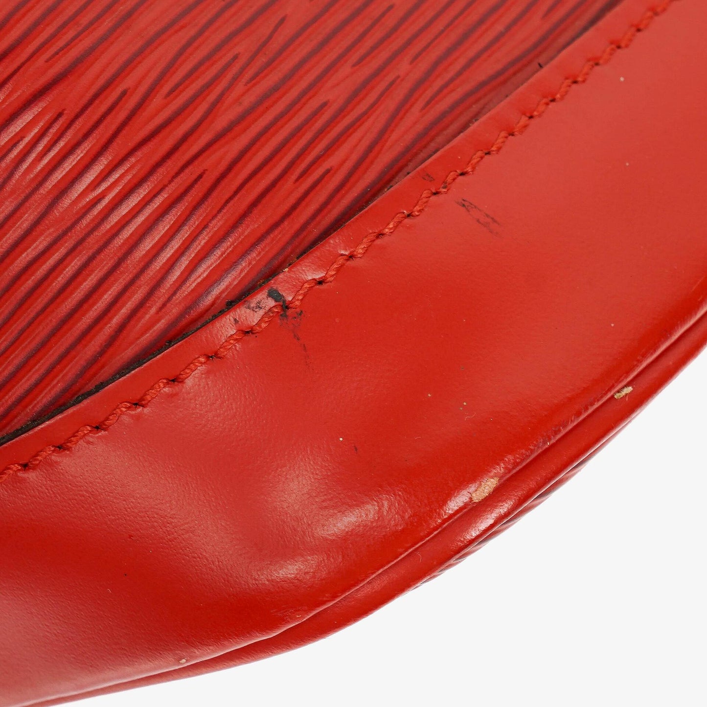 Louis Vuitton Alma PM In Red EPI Leather Handbag