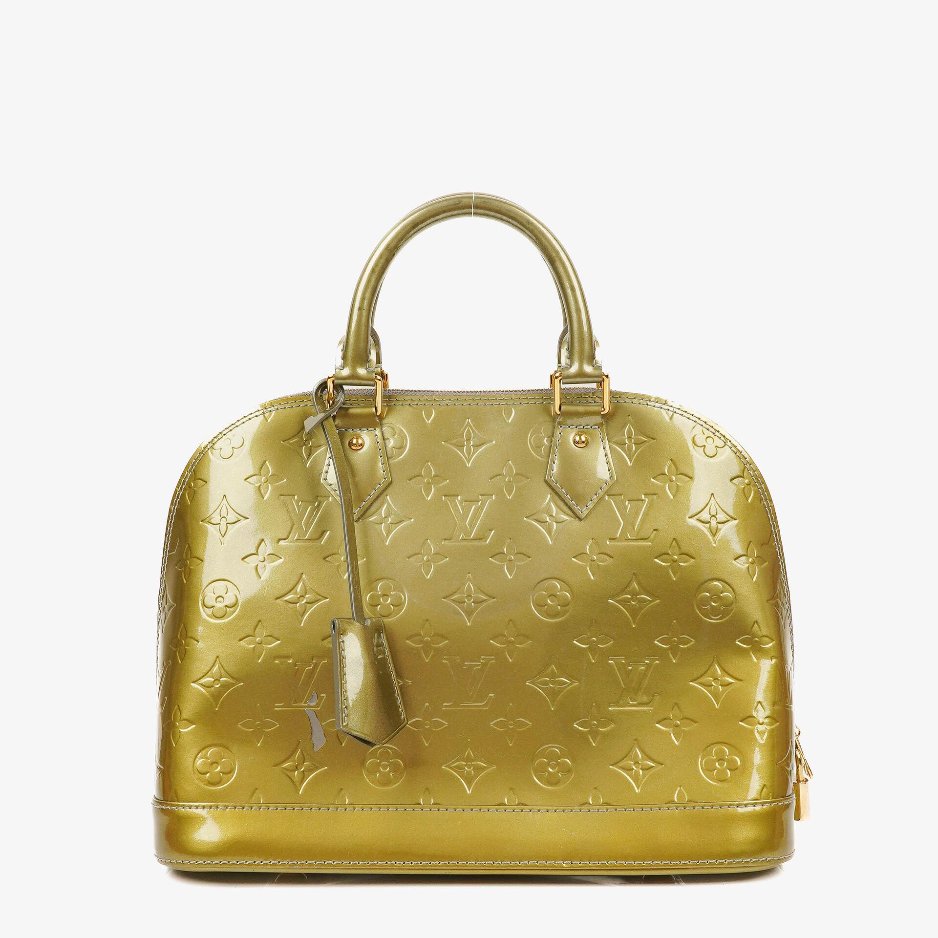 Louis Vuitton Alma PM Monogram Vernis Leather Handbag