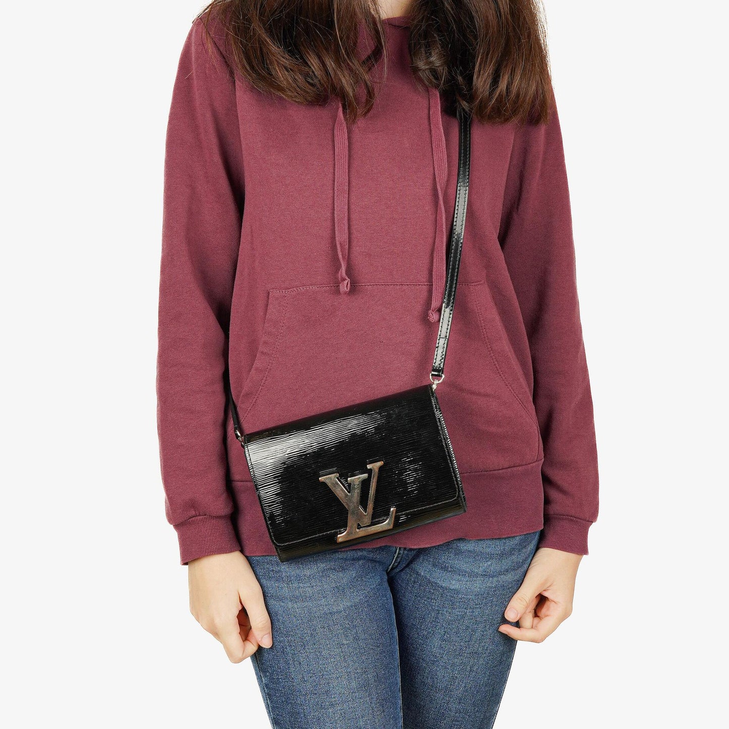 Louis Vuitton Black Electric Epi Leather Louise PM Bag