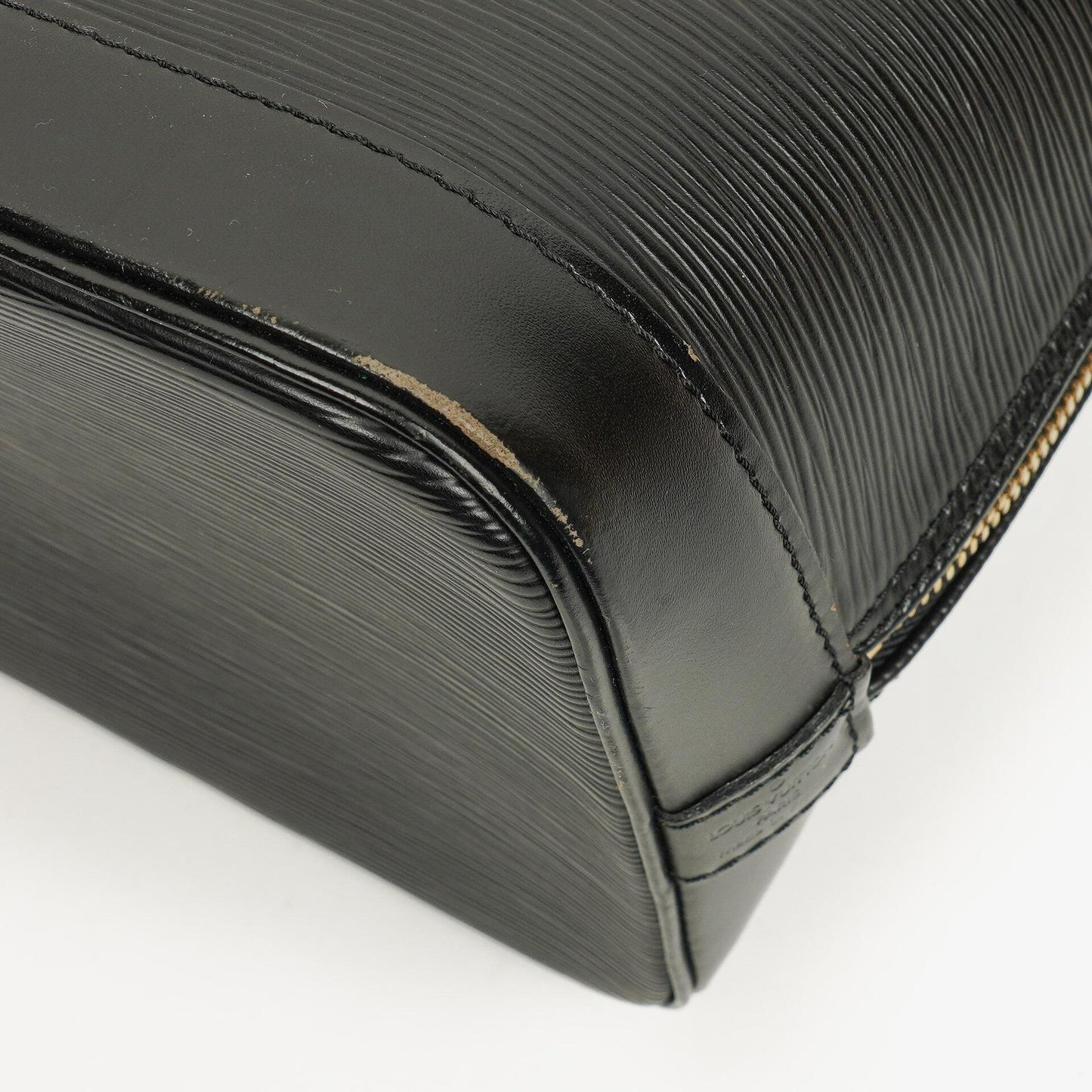 Louis Vuitton Black Epi Leather Alma PM Handbag