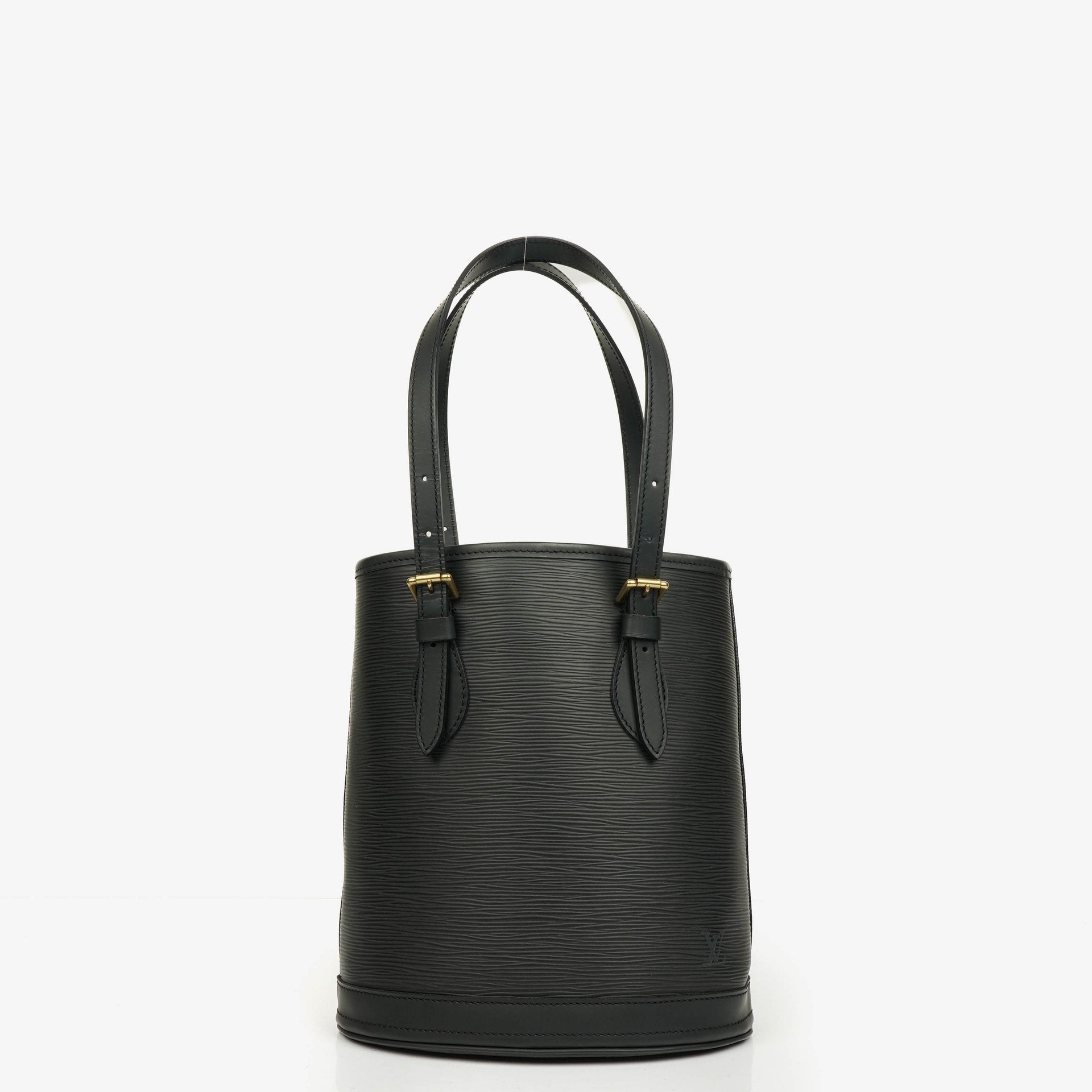 Louis Vuitton Black Epi Leather Petit Bucket Bag