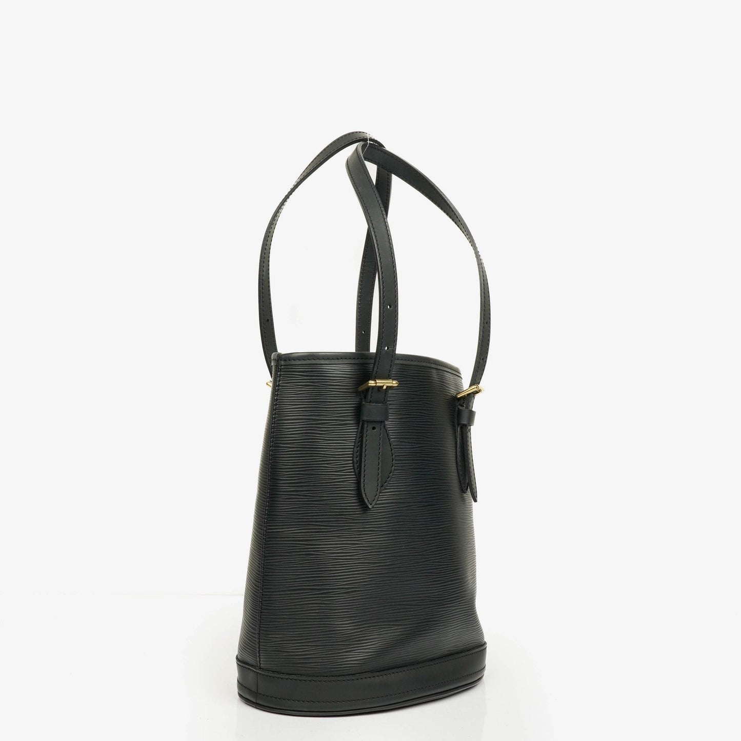 Louis Vuitton Black Epi Leather Petit Bucket Bag
