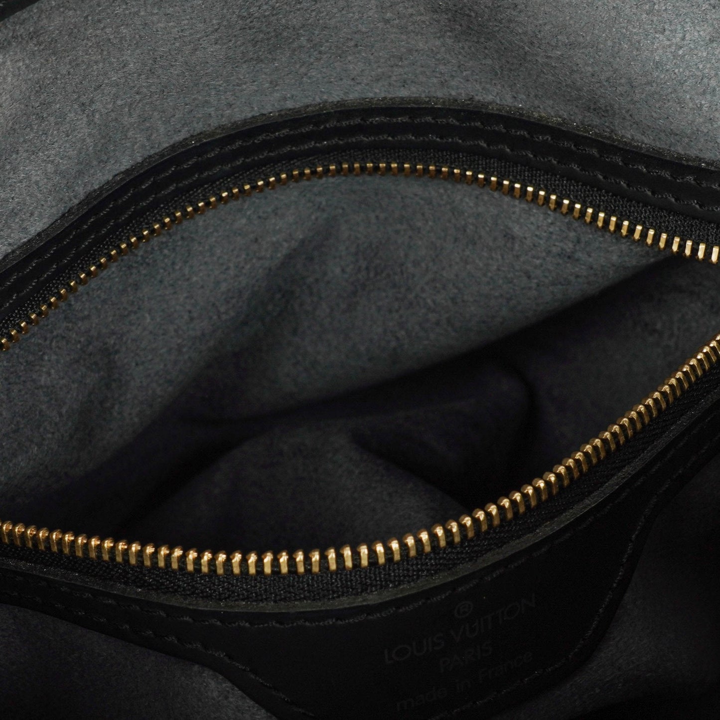 Louis Vuitton Black Epi Leather Petit Bucket Bag