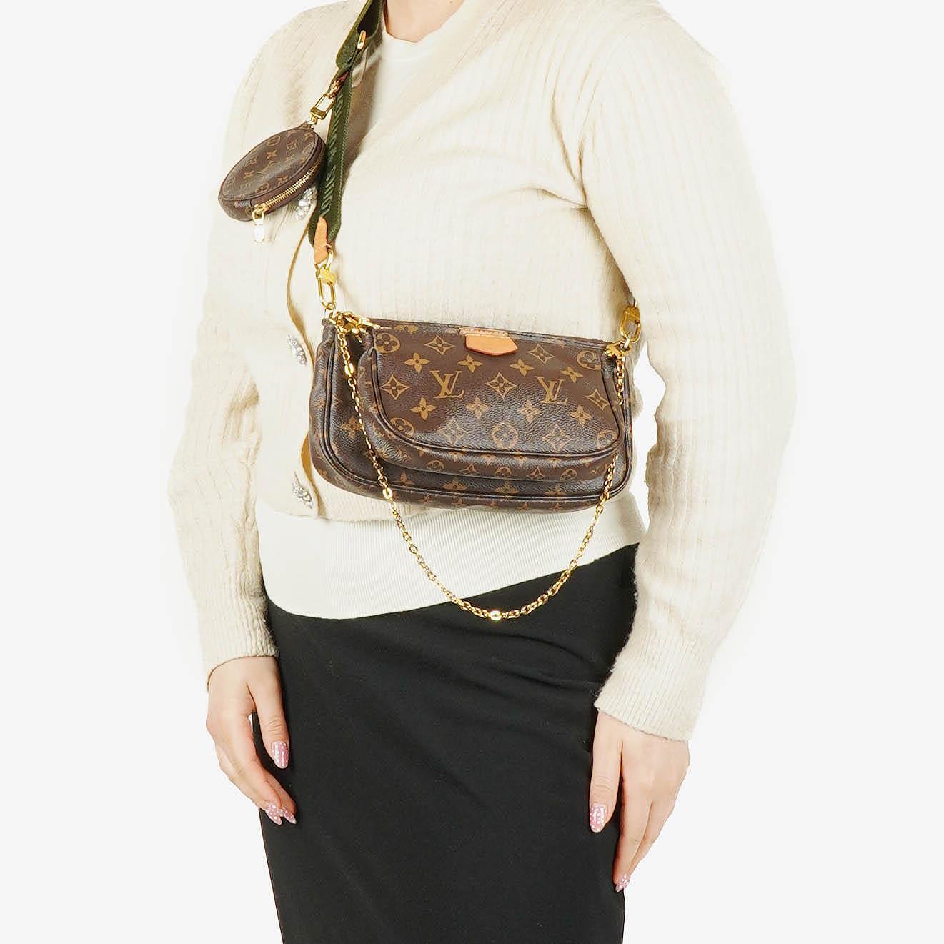 Louis Vuitton Kaki Monogram Canvas Multi-Pochette Accessories Bag