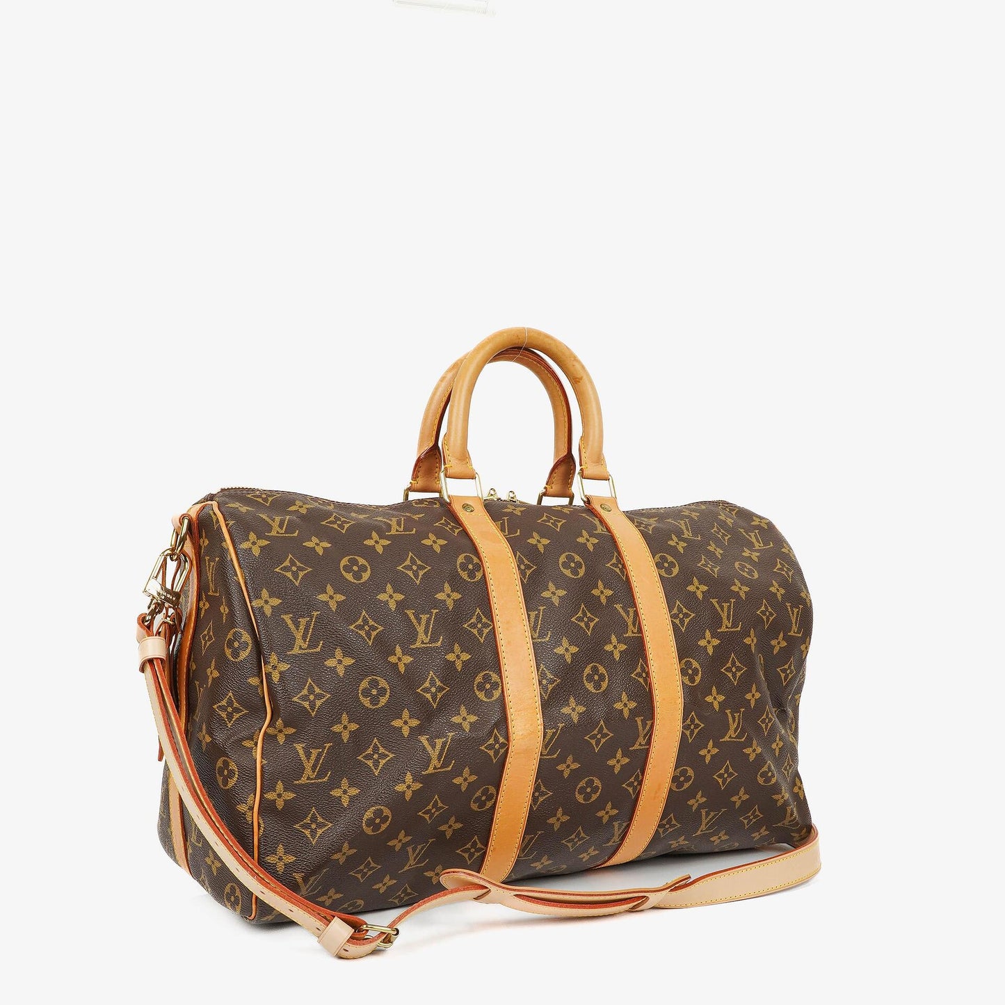 Louis Vuitton Keepall 45 Bandoulière Travel Bag in Monogram Canvas