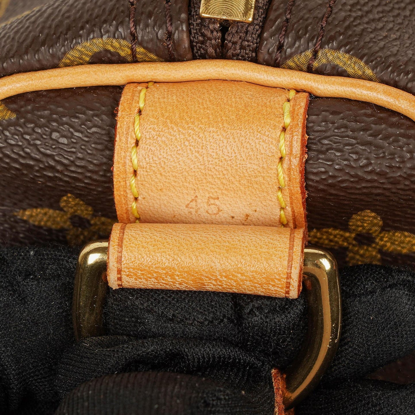 Louis Vuitton Keepall 45 Bandoulière Travel Bag in Monogram Canvas