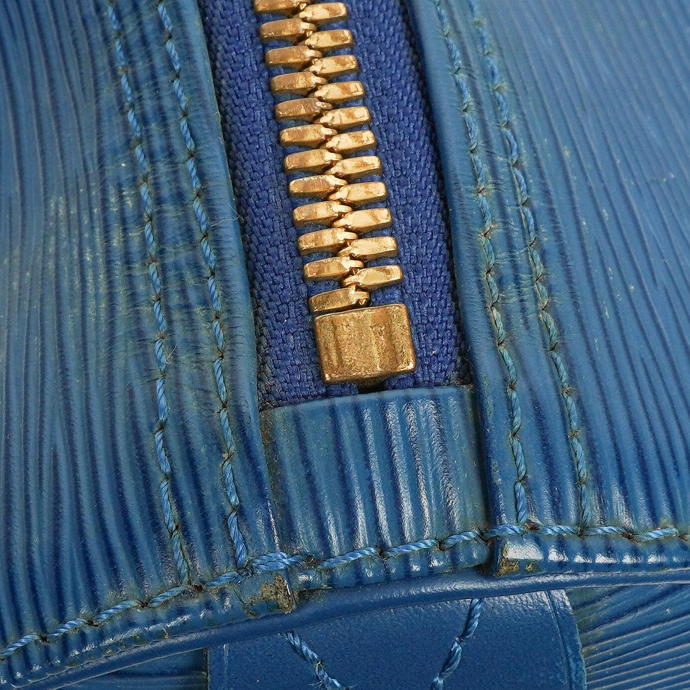 Louis Vuitton Keepall 45 Blue EPI Leather Travel Bag, 1996