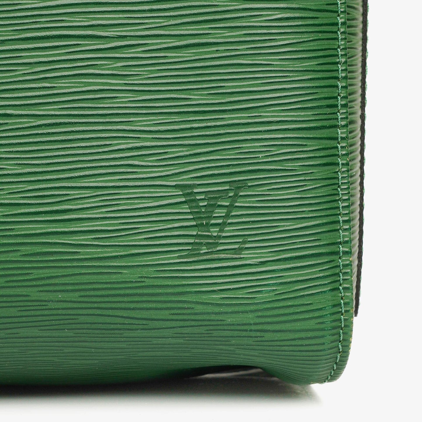 Louis Vuitton Keepall 45 Green EPI Leather Travel Bag