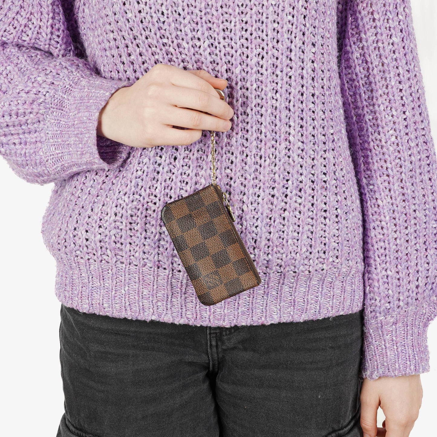 Louis Vuitton Key Pouch Damier Ebene