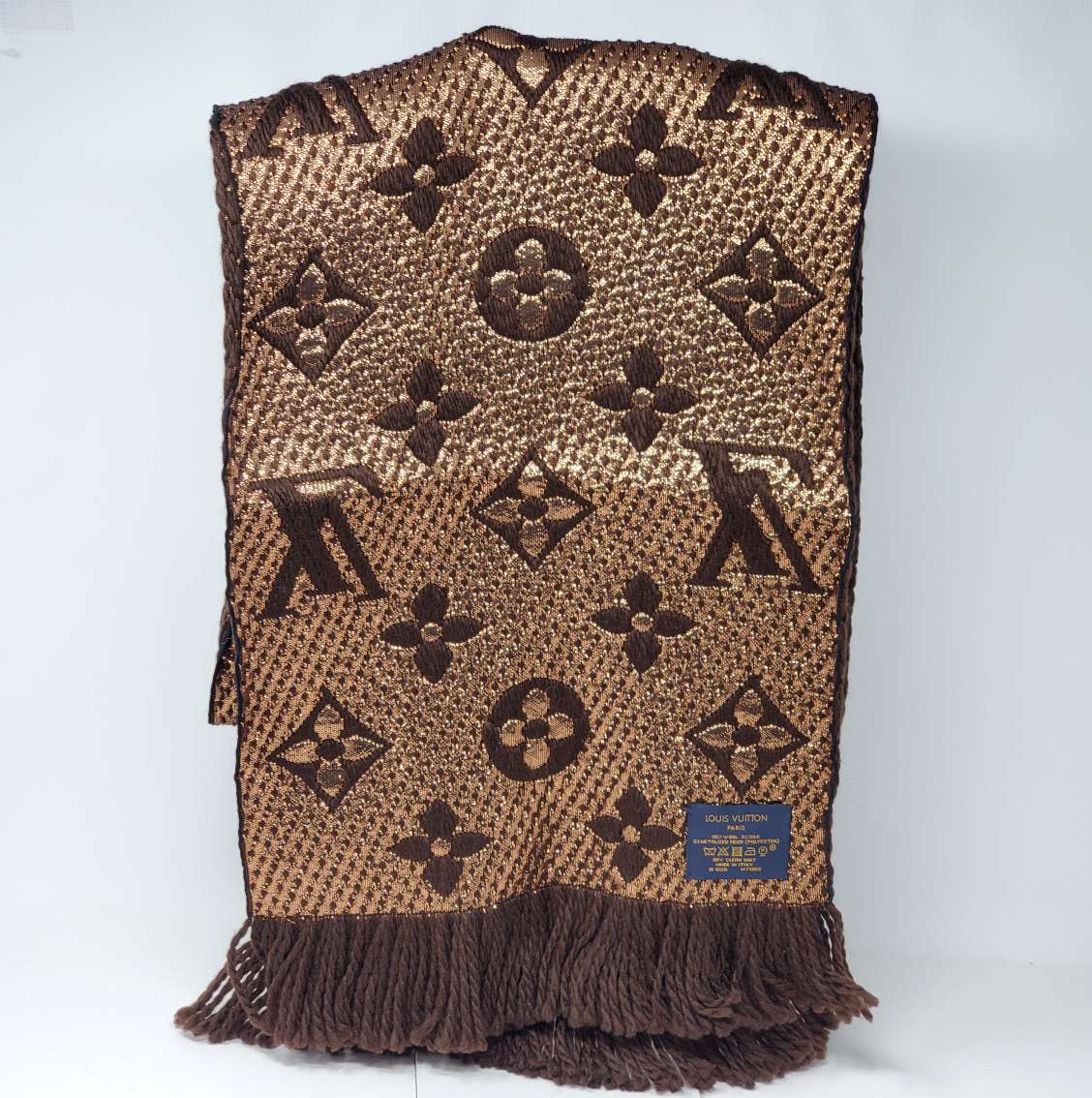 Louis Vuitton Logomania Shine Brown Monogram Scarf