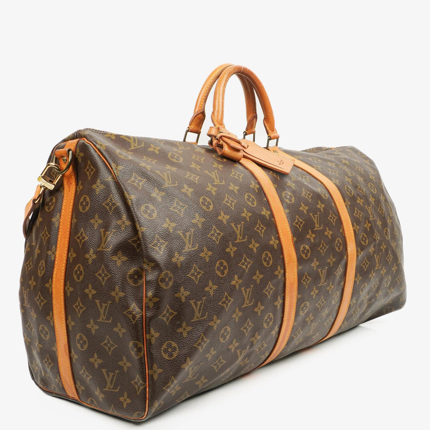 Louis Vuitton Malletier Keepall 60 Bandoulière Monogram Canvas Travel Bag