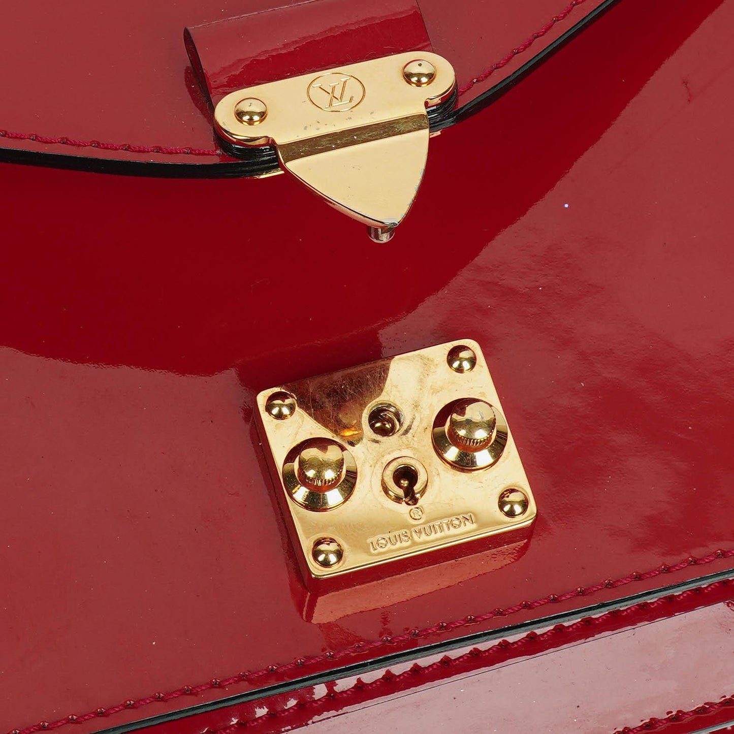 Louis Vuitton Monceau BB Vernis Handbag