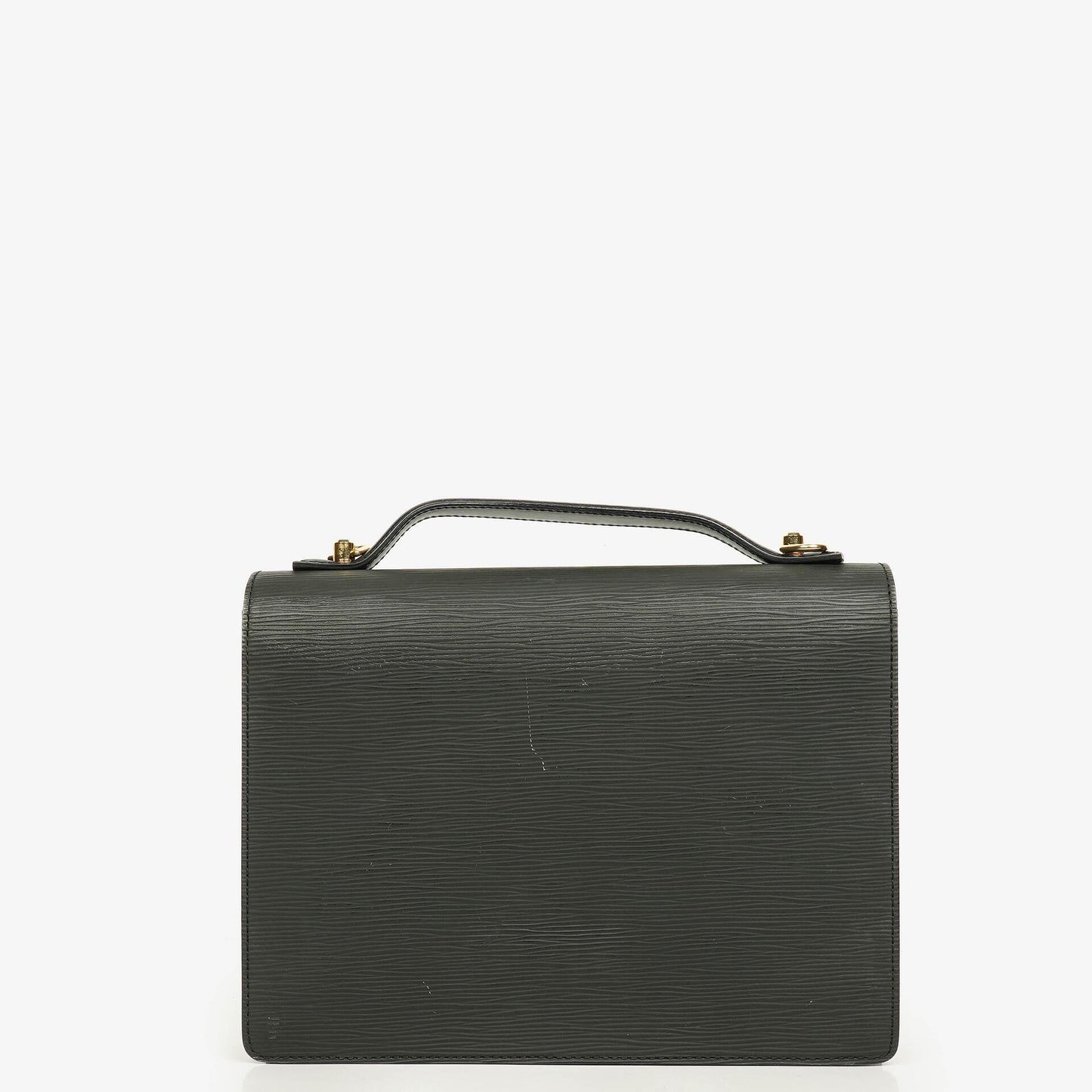Louis Vuitton Monceau Black EPI Leather Handbag
