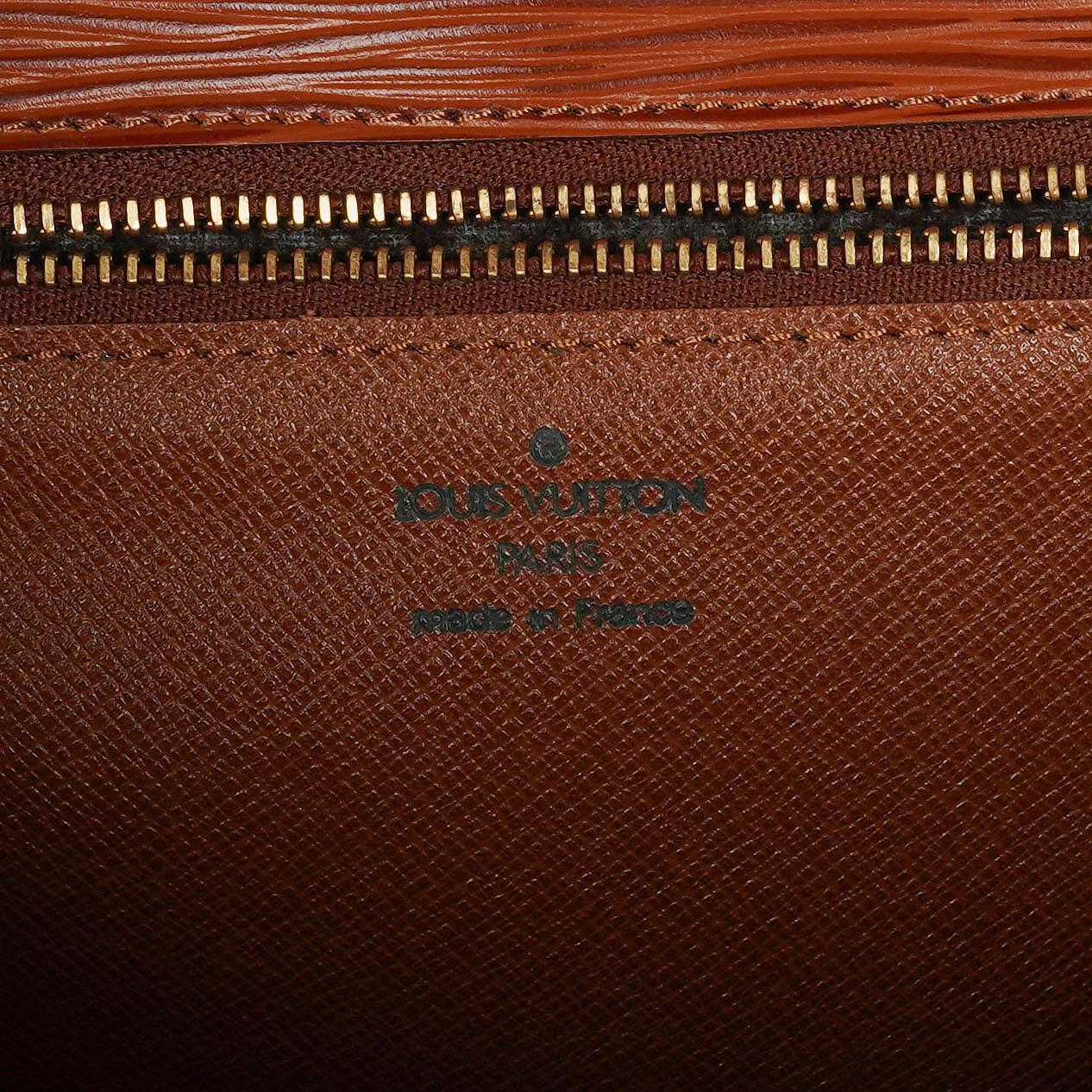 Louis Vuitton Monceau Brown EPI Leather Handbag