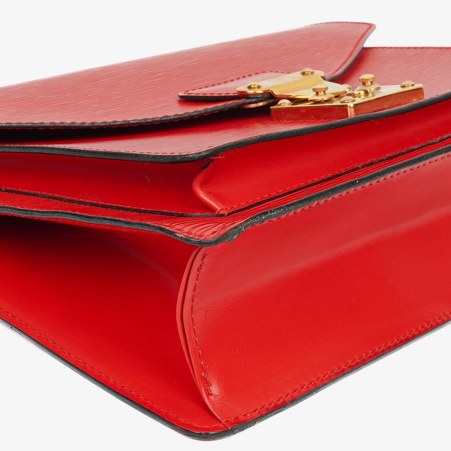 Louis Vuitton Monceau Red EPI Leather Handbag