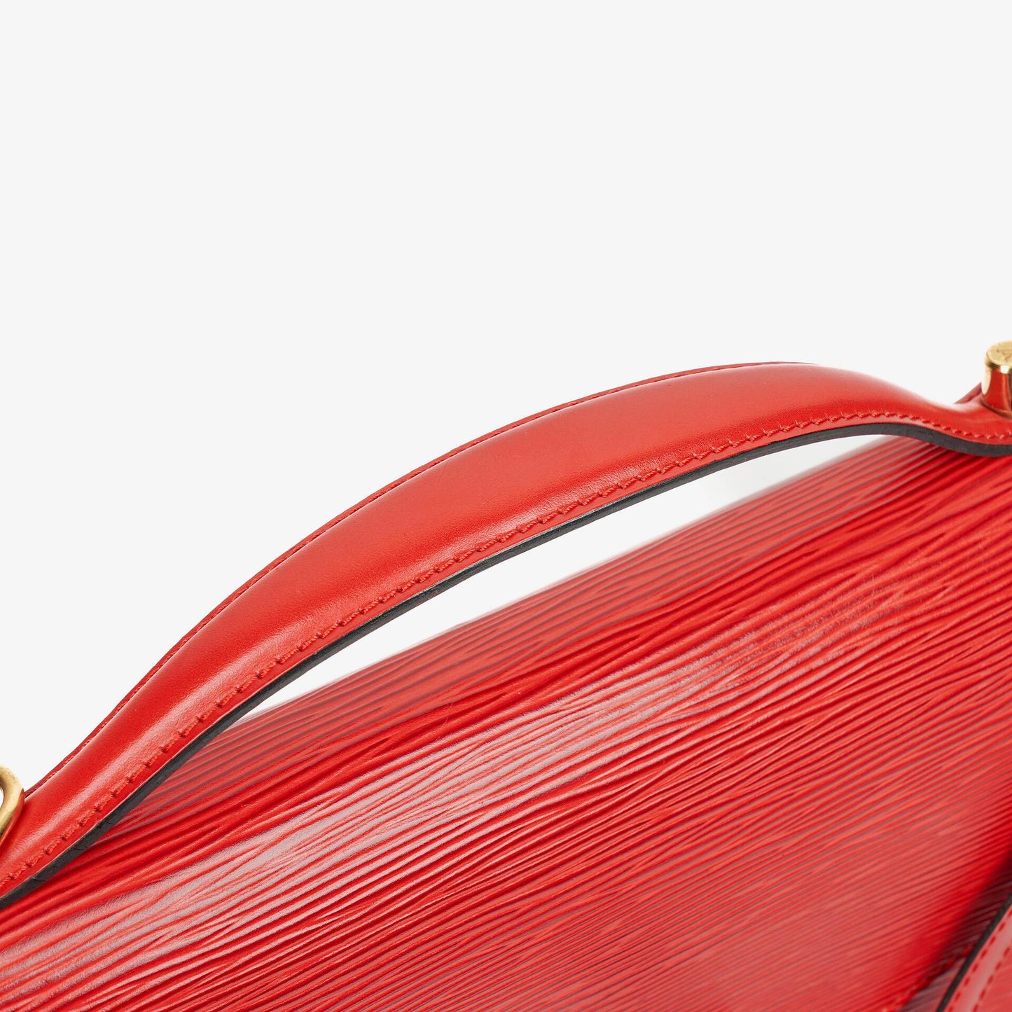 Louis Vuitton Monceau Red EPI Leather Handbag
