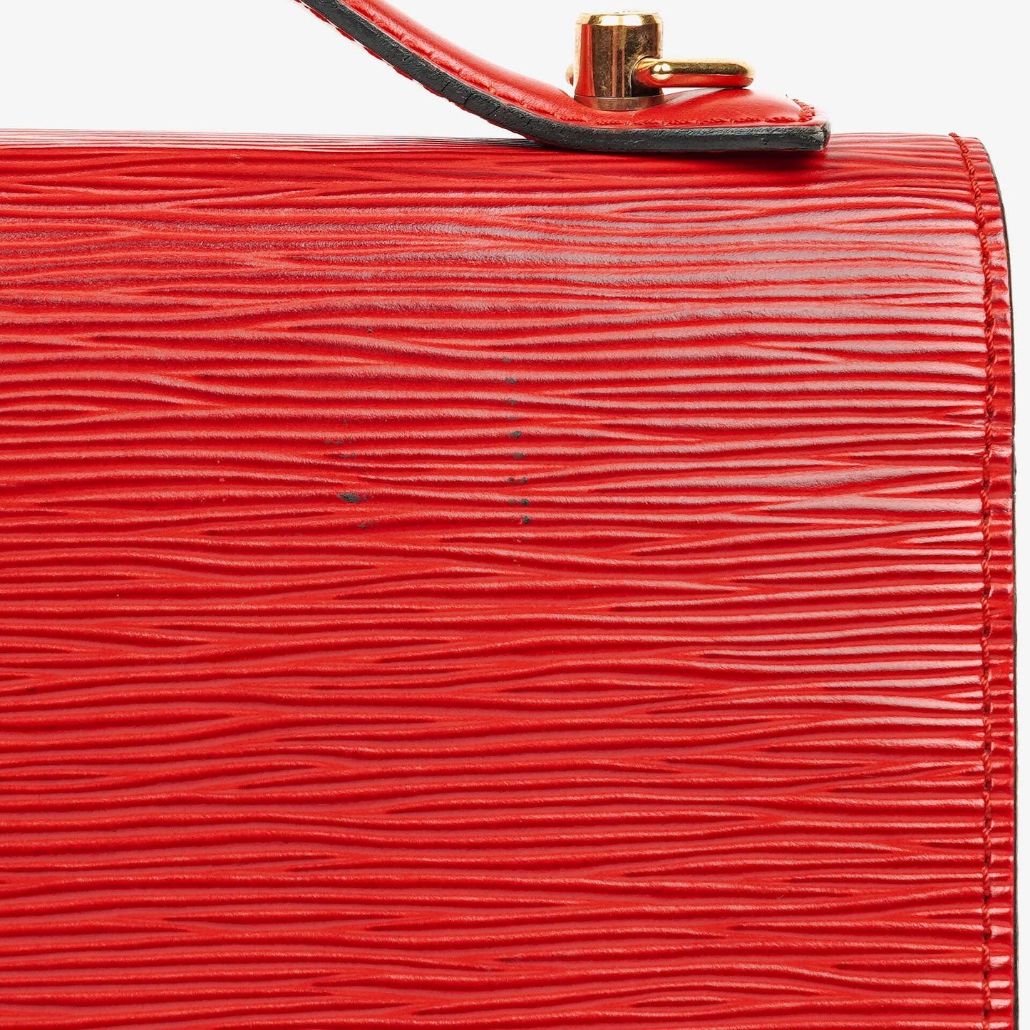 Louis Vuitton Monceau Red EPI Leather Handbag