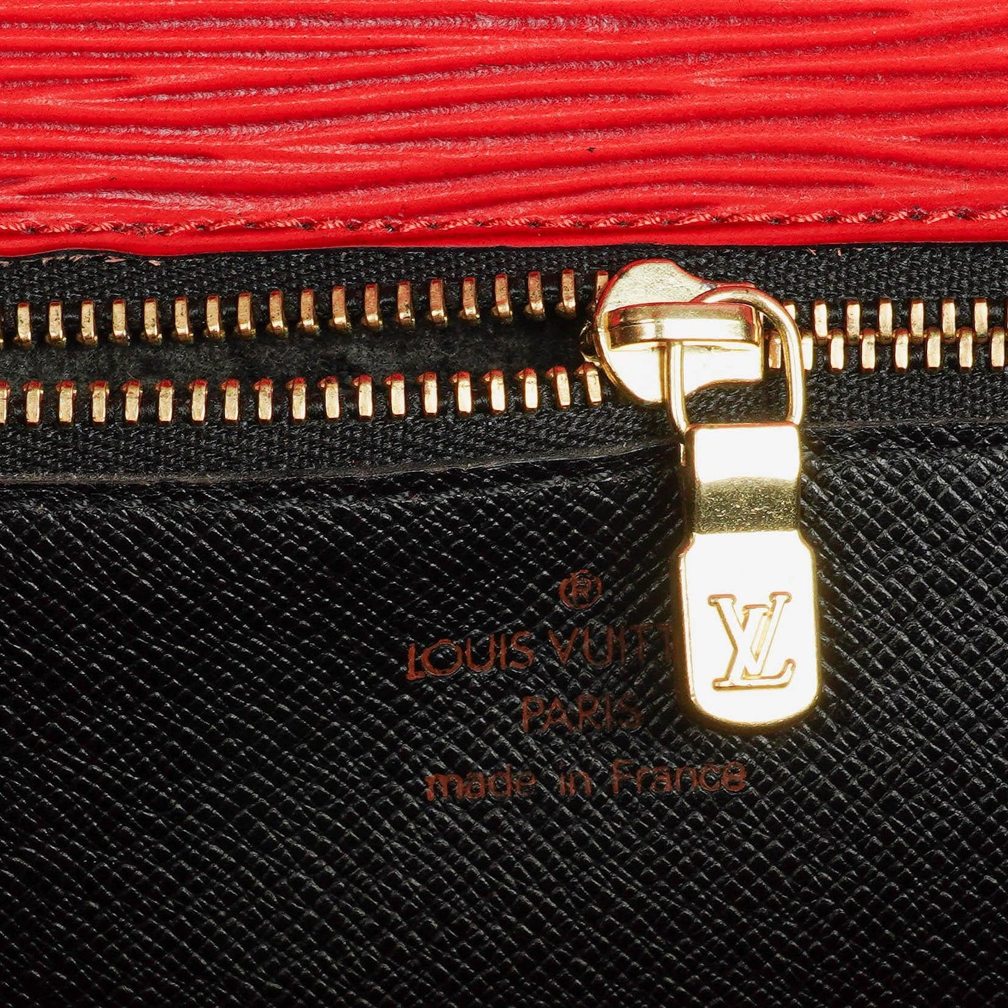 Louis Vuitton Monceau Red EPI Leather Handbag