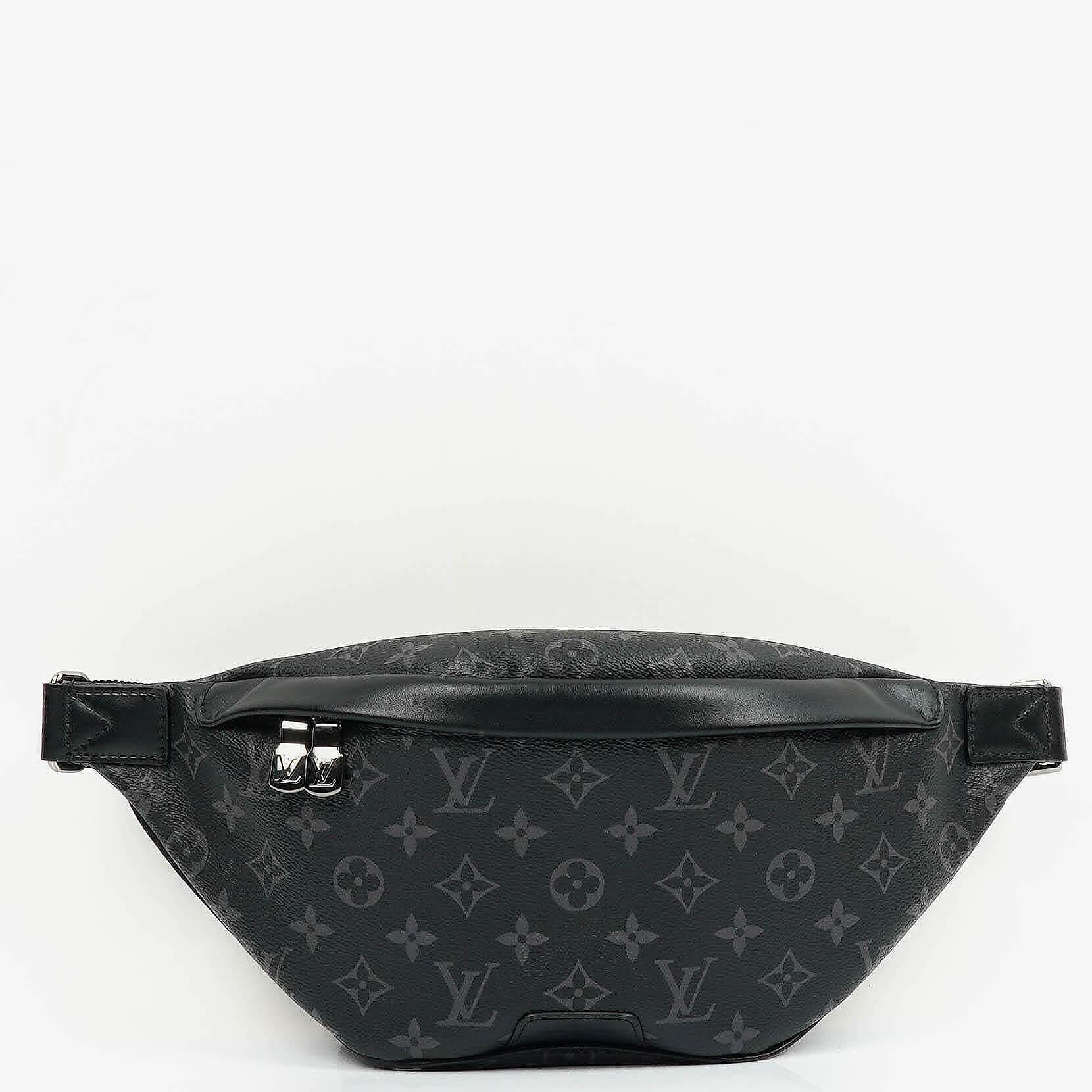 Louis Vuitton Discovery Bumbag PM In Monogram Eclipse Coated Canvas Belt Crossbody Bag