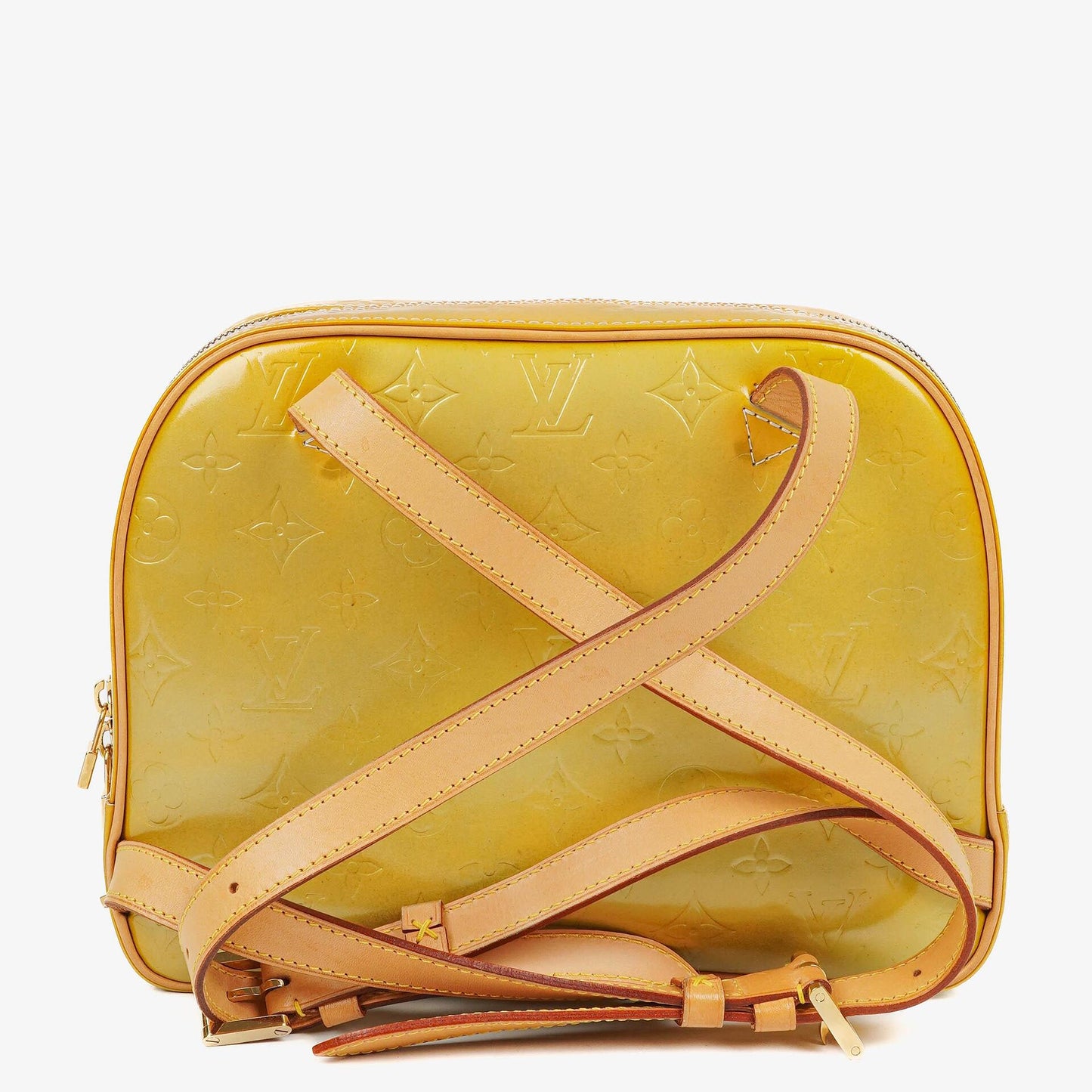 Louis Vuitton Murray Yellow Vernis Backpack