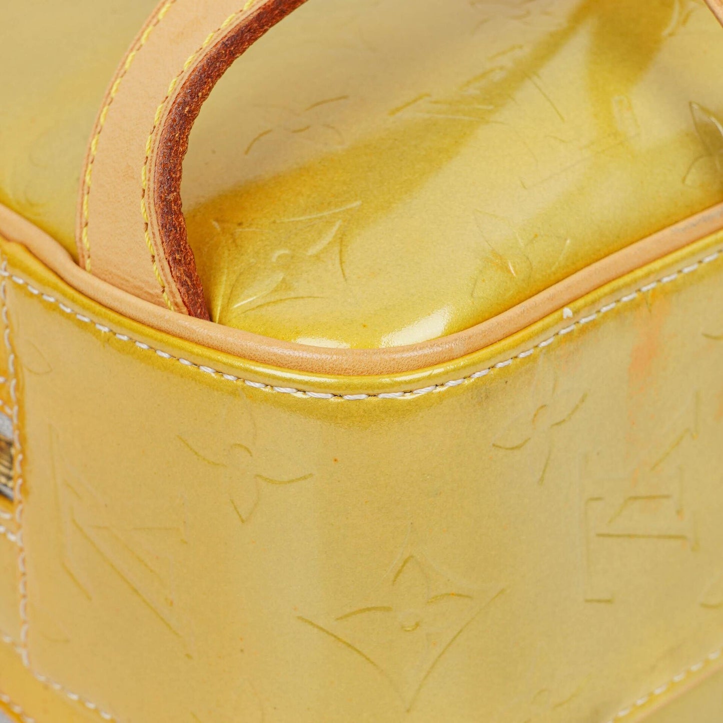 Louis Vuitton Murray Yellow Vernis Backpack