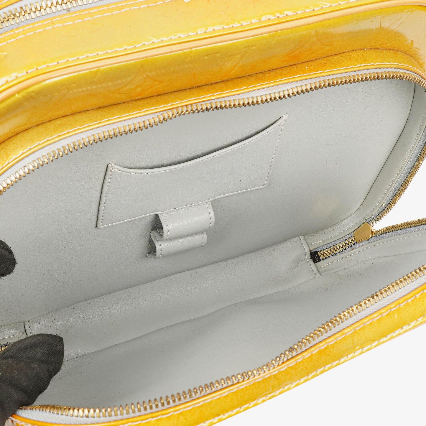 Louis Vuitton Murray Yellow Vernis Backpack
