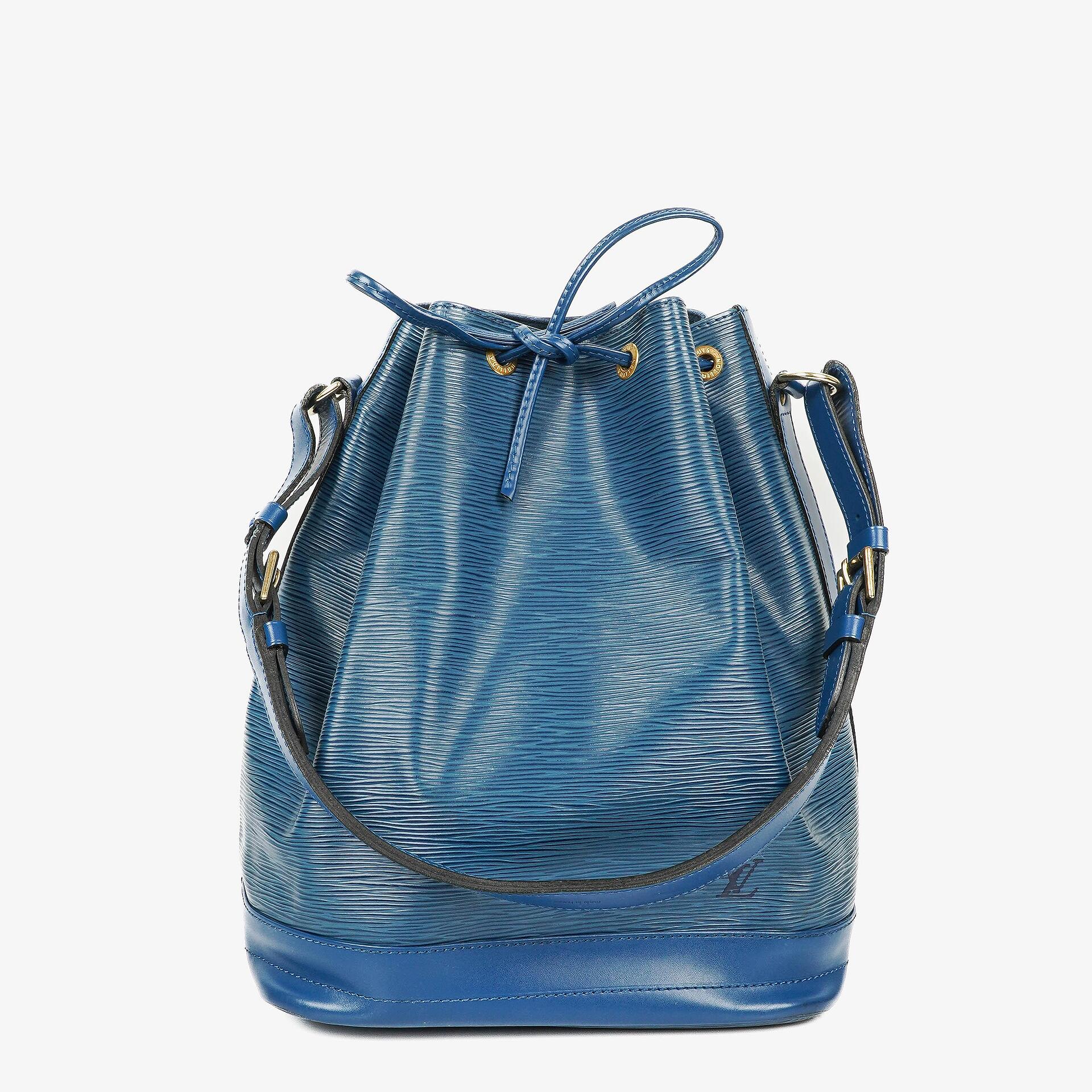 Louis Vuitton Noe Grande GM Blue EPI Leather Shoulder Bag