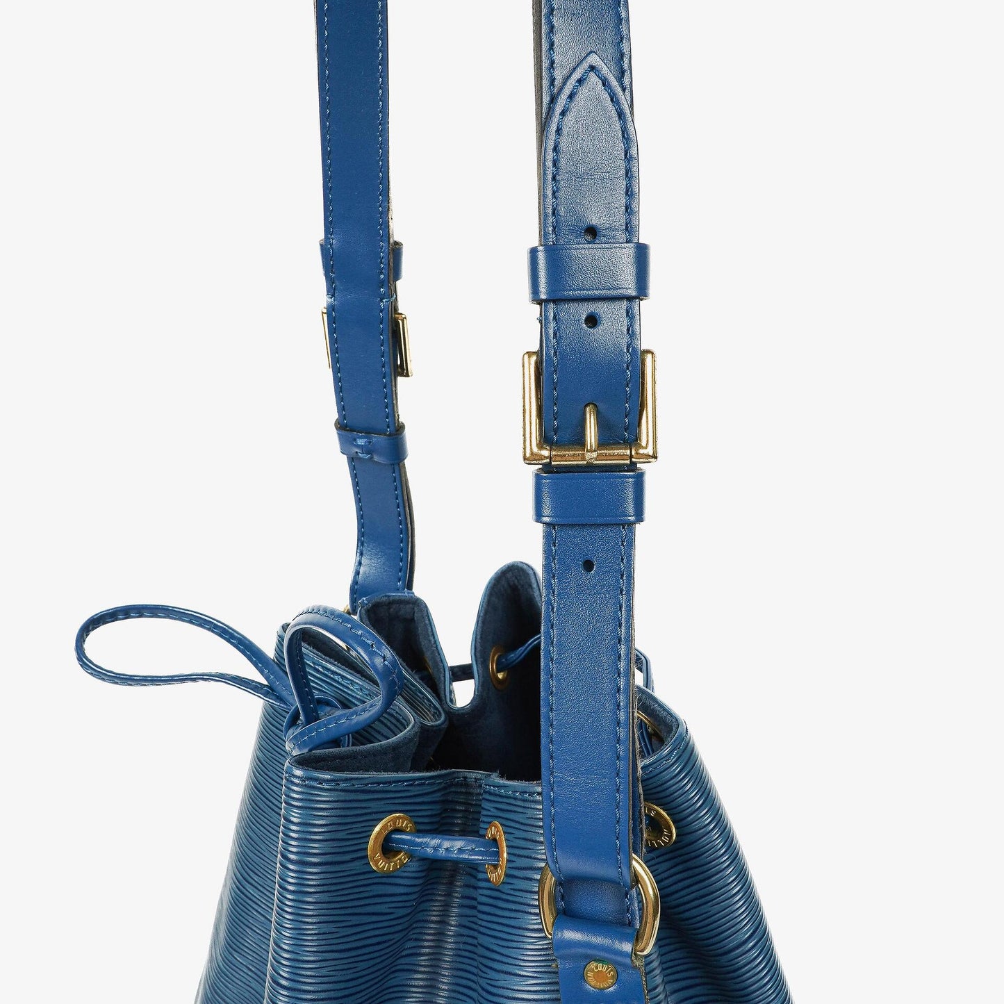 Louis Vuitton Noe Grande GM Blue EPI Leather Shoulder Bag