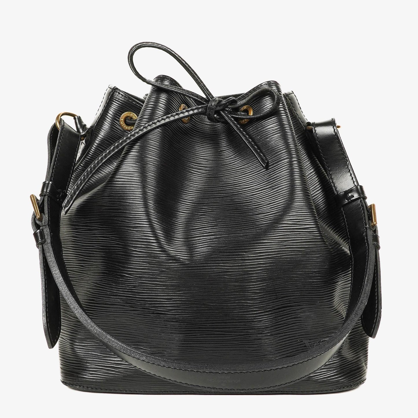 Louis Vuitton Petit Noe Black EPI Leather Shoulder Bag