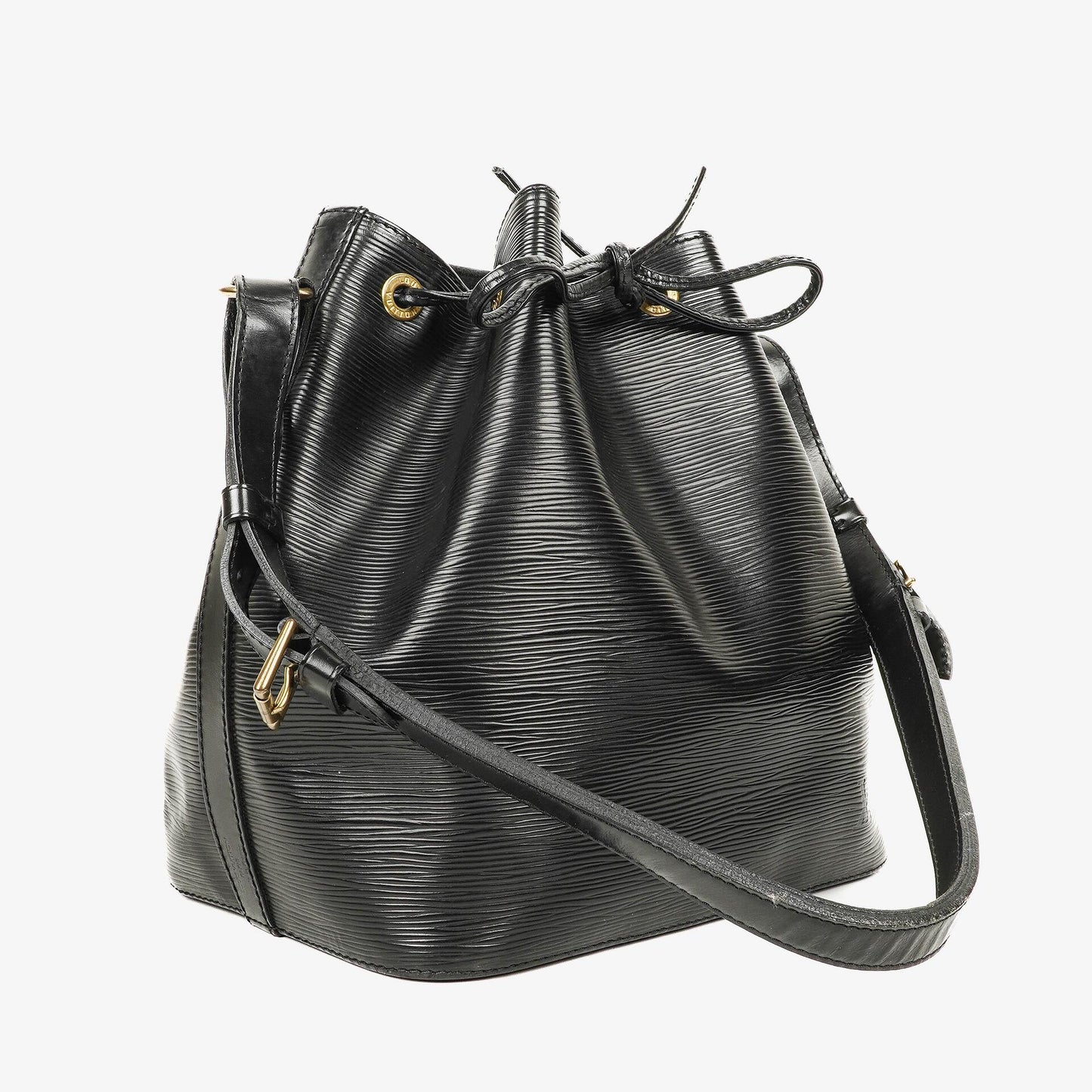 Louis Vuitton Petit Noe Black EPI Leather Shoulder Bag
