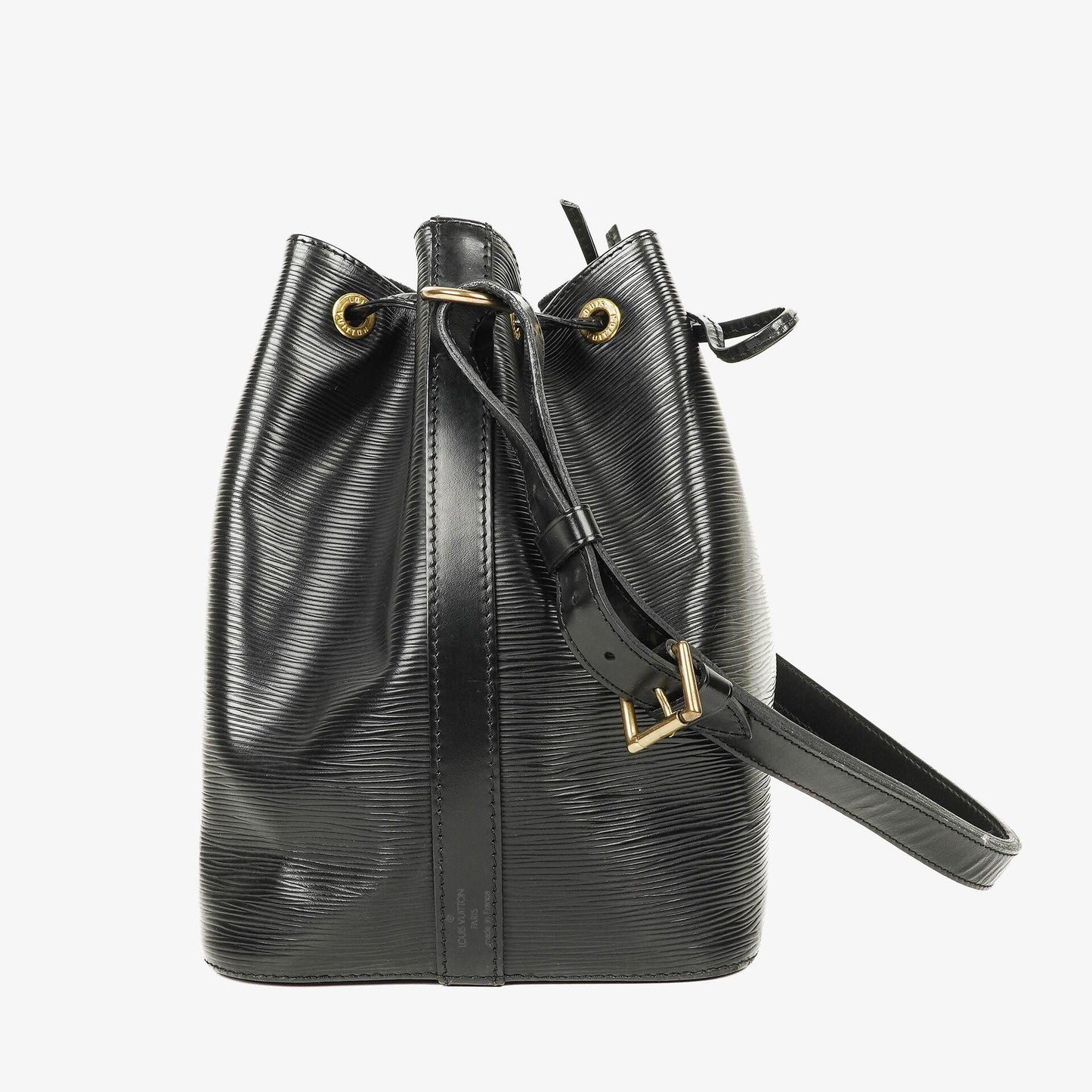 Louis Vuitton Petit Noe Black EPI Leather Shoulder Bag