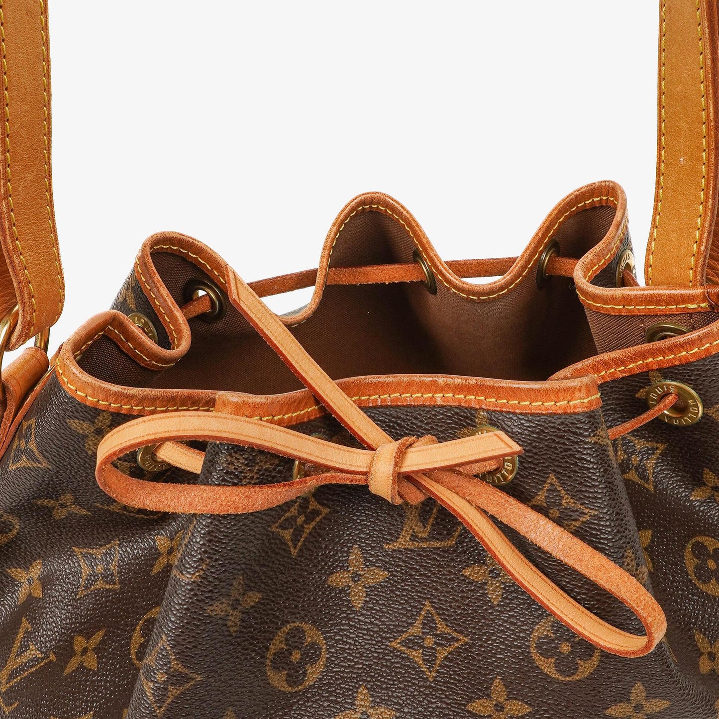 Louis Vuitton Petit Noe Monogram Canvas Shoulder Bag