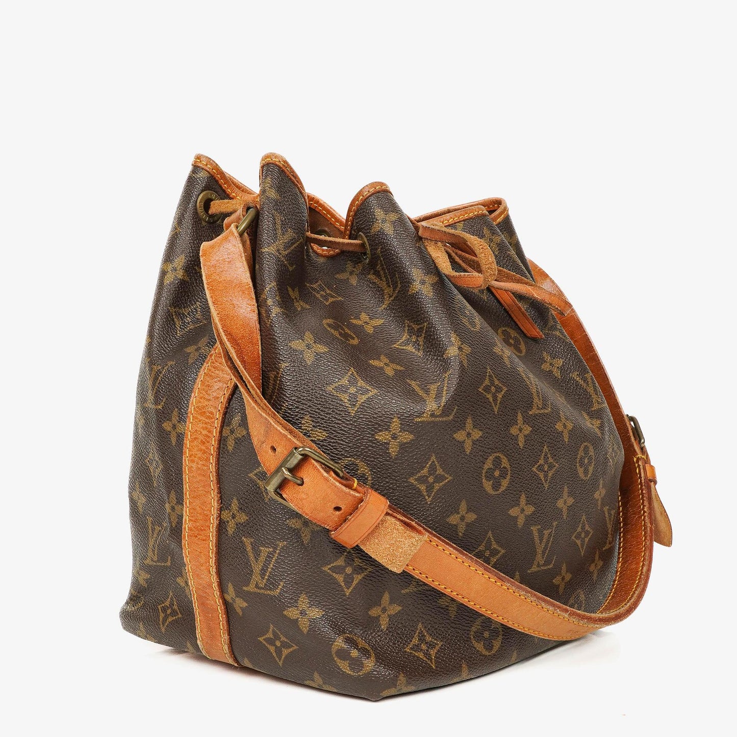 Louis Vuitton Petit Noe Monogram Canvas Shoulder Bag