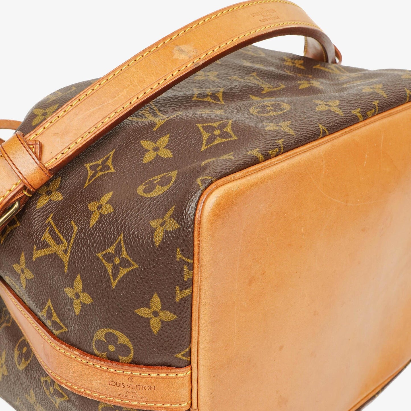Louis Vuitton Petit Noe Monogram Canvas Shoulder Bag