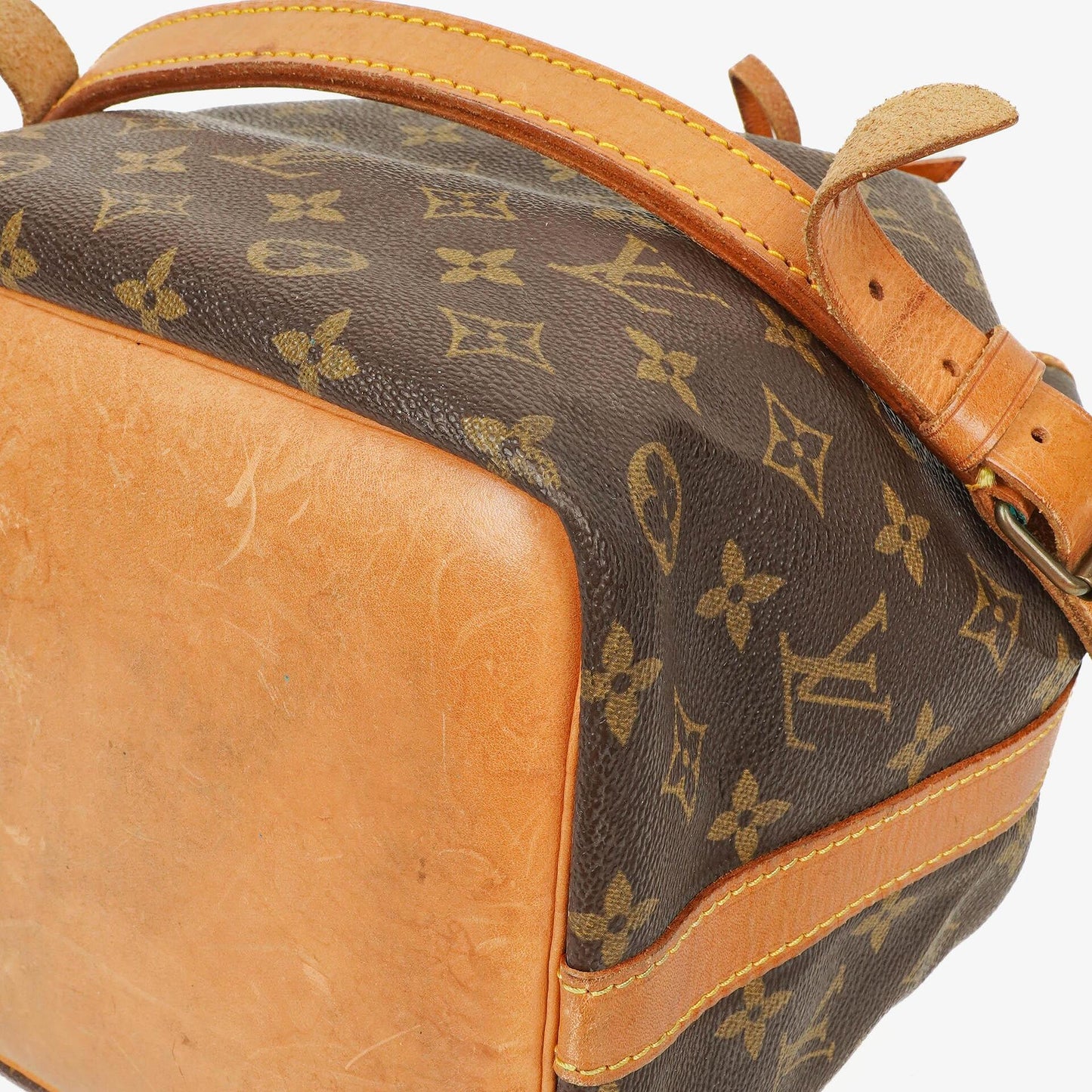 Louis Vuitton Petit Noe Monogram Canvas Shoulder Bag