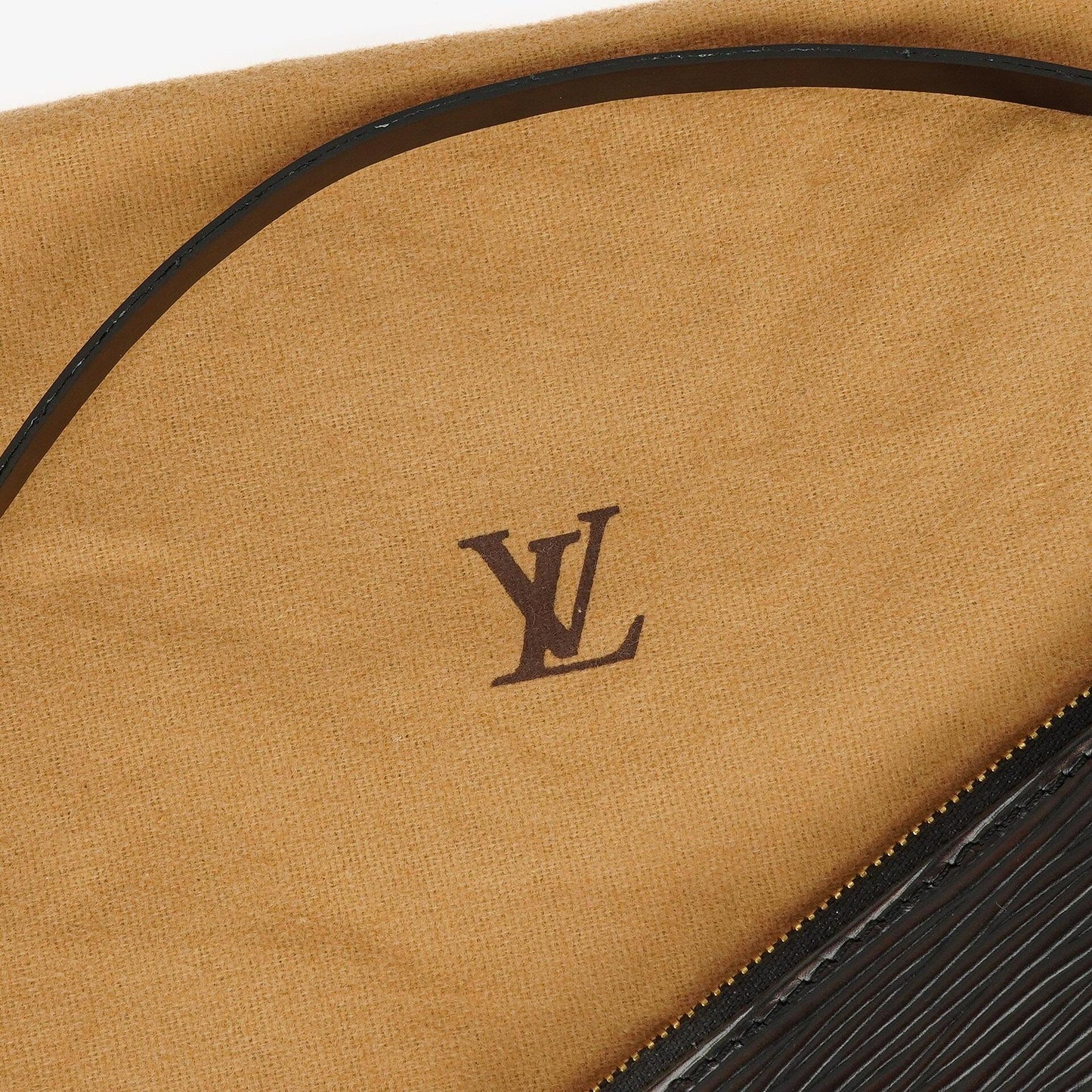 Louis Vuitton Pochette Accessoires Black EPI Leather Clutch Bag